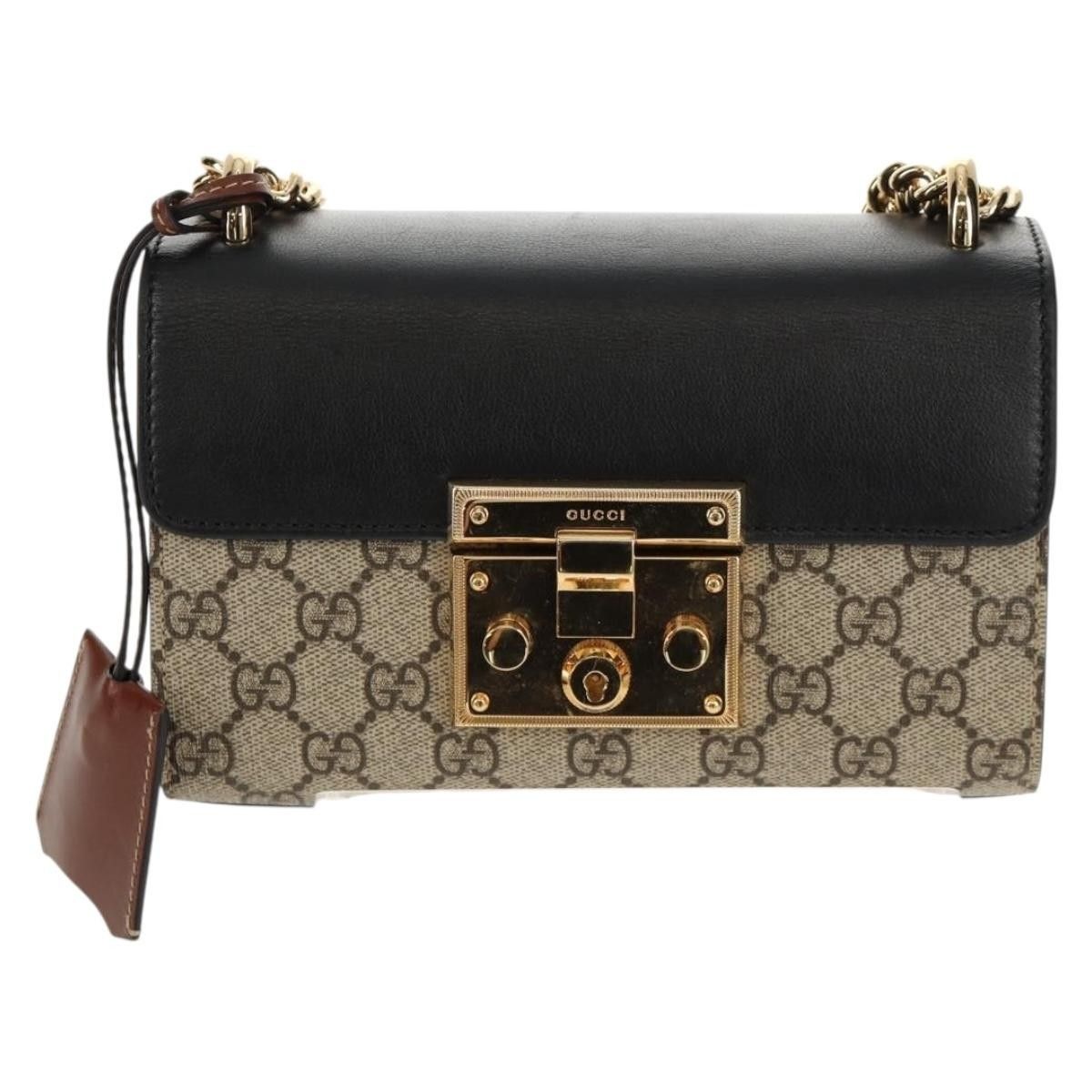 Gucci Gucci Padlock Shoulder Bag GG Coated Canvas and Leather Size ONE SIZE - 19 Thumbnail