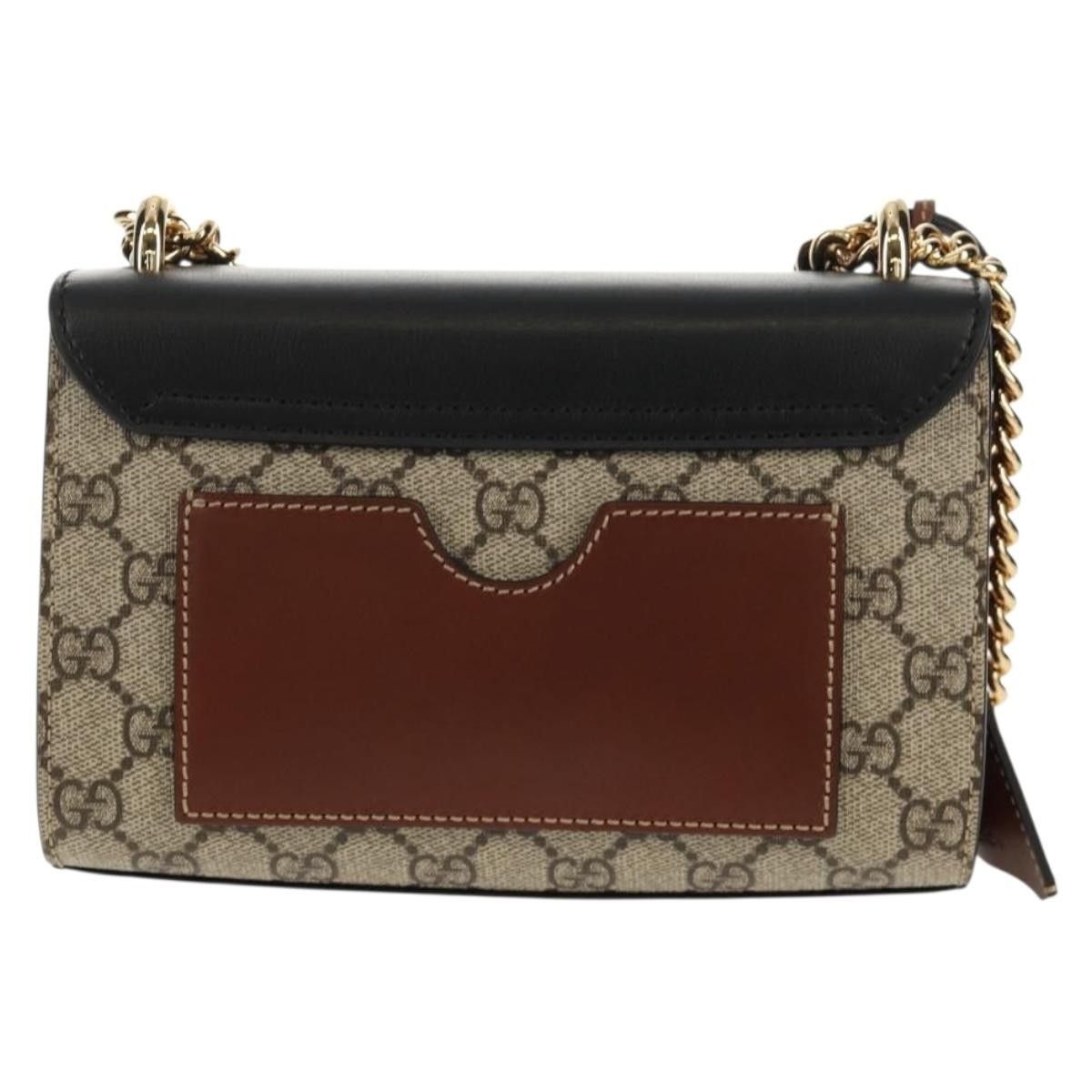 Gucci Gucci Padlock Shoulder Bag GG Coated Canvas and Leather Size ONE SIZE - 2 Thumbnail
