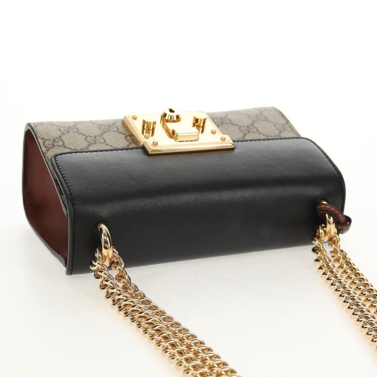 Gucci Gucci Padlock Shoulder Bag GG Coated Canvas and Leather Size ONE SIZE - 16 Thumbnail