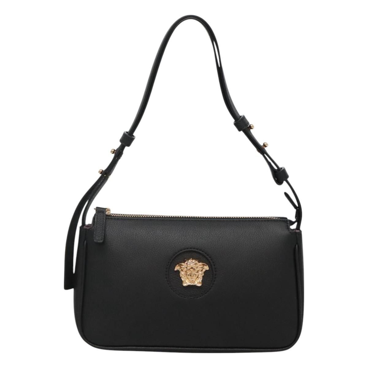 Versace Versace Medusa Shoulder Bag Leather Size ONE SIZE - 18 Thumbnail