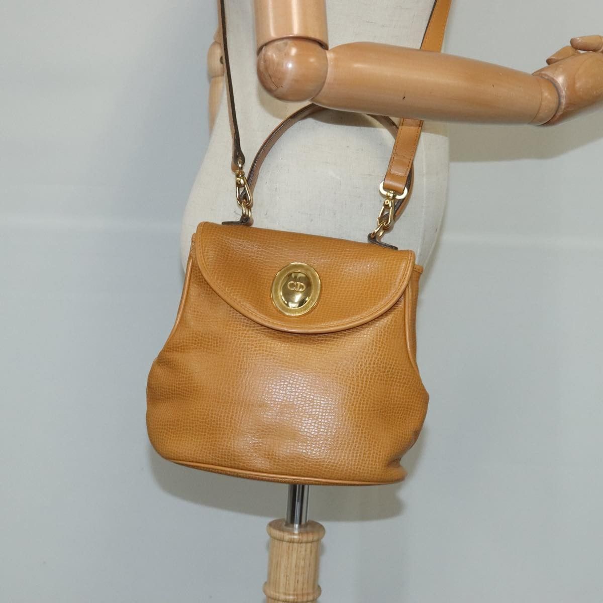 Dior Christian Dior Vintage CD Handbag Leather Size ONE SIZE - 13 Thumbnail