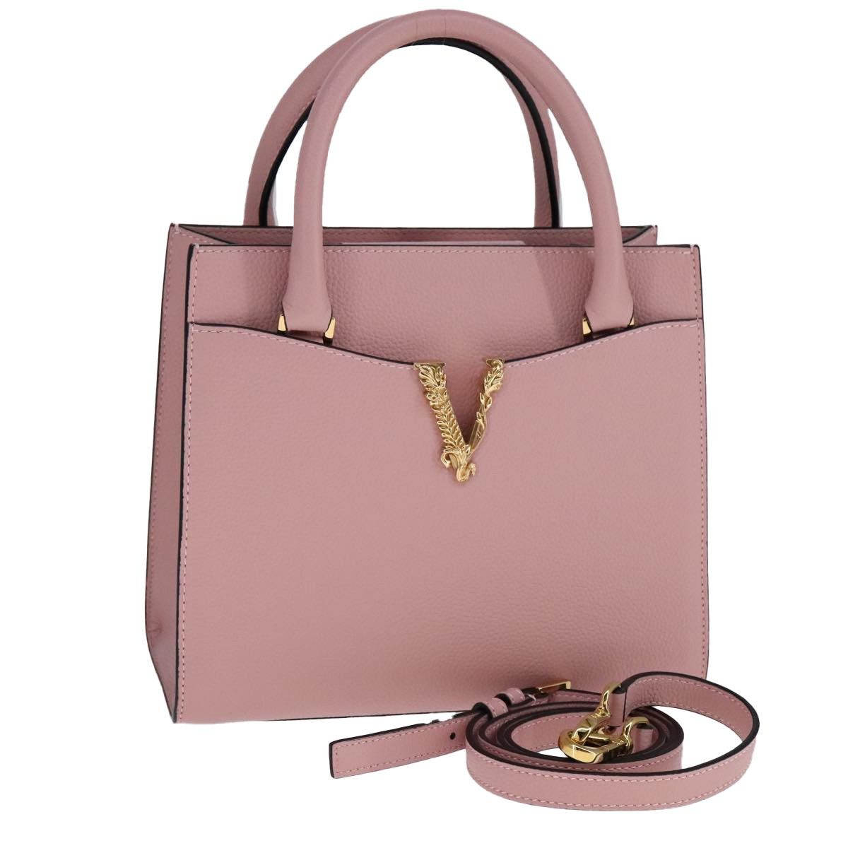 Versace Versace Virtus Front Pocket Tote Leather Size ONE SIZE - 20 Thumbnail