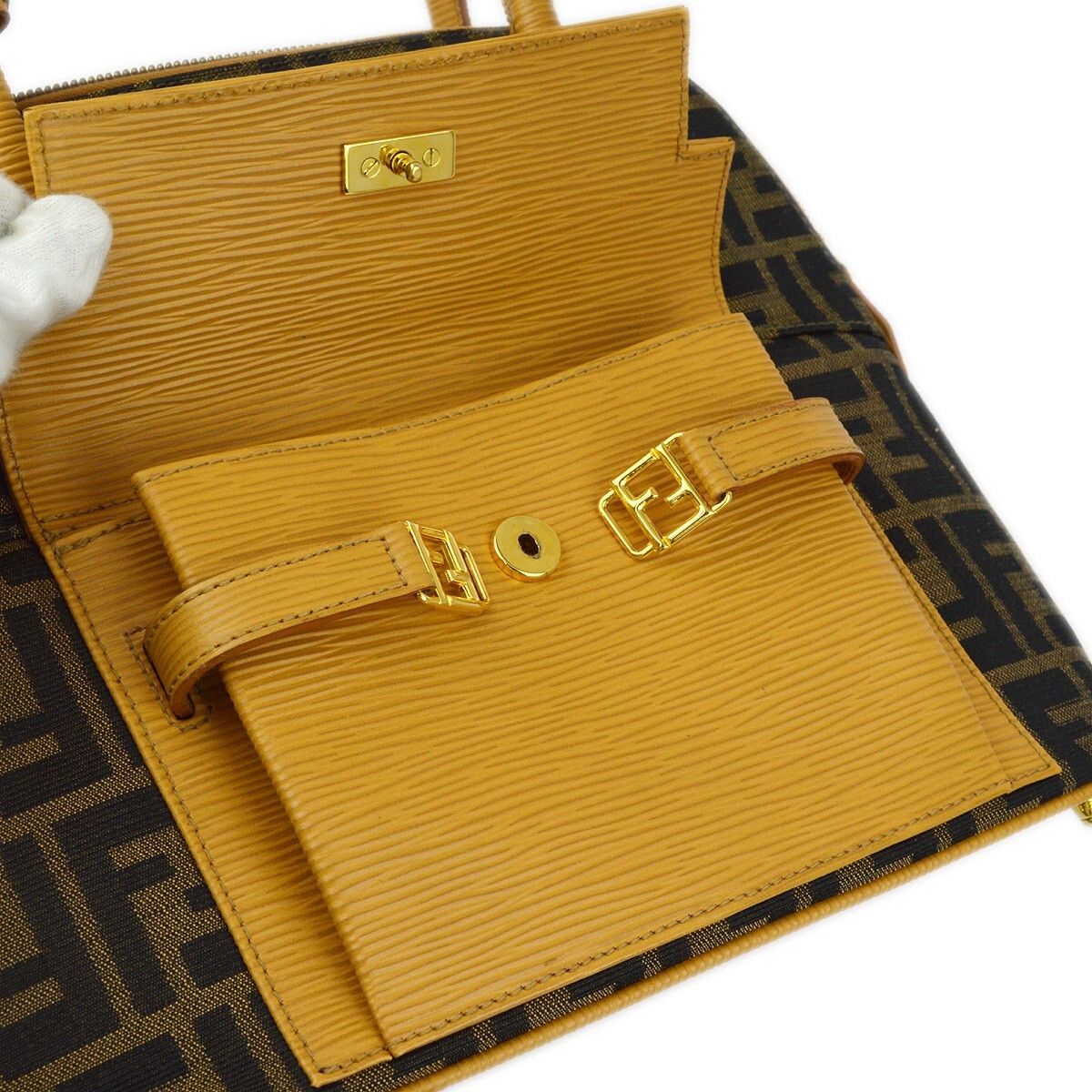 Fendi Fendi Convertible Dome Bag Zucca Canvas Size ONE SIZE - 8 Thumbnail
