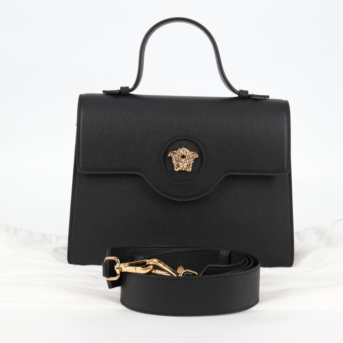Versace Versace La Medusa Top Handle Bag Leather Size ONE SIZE - 13 Thumbnail
