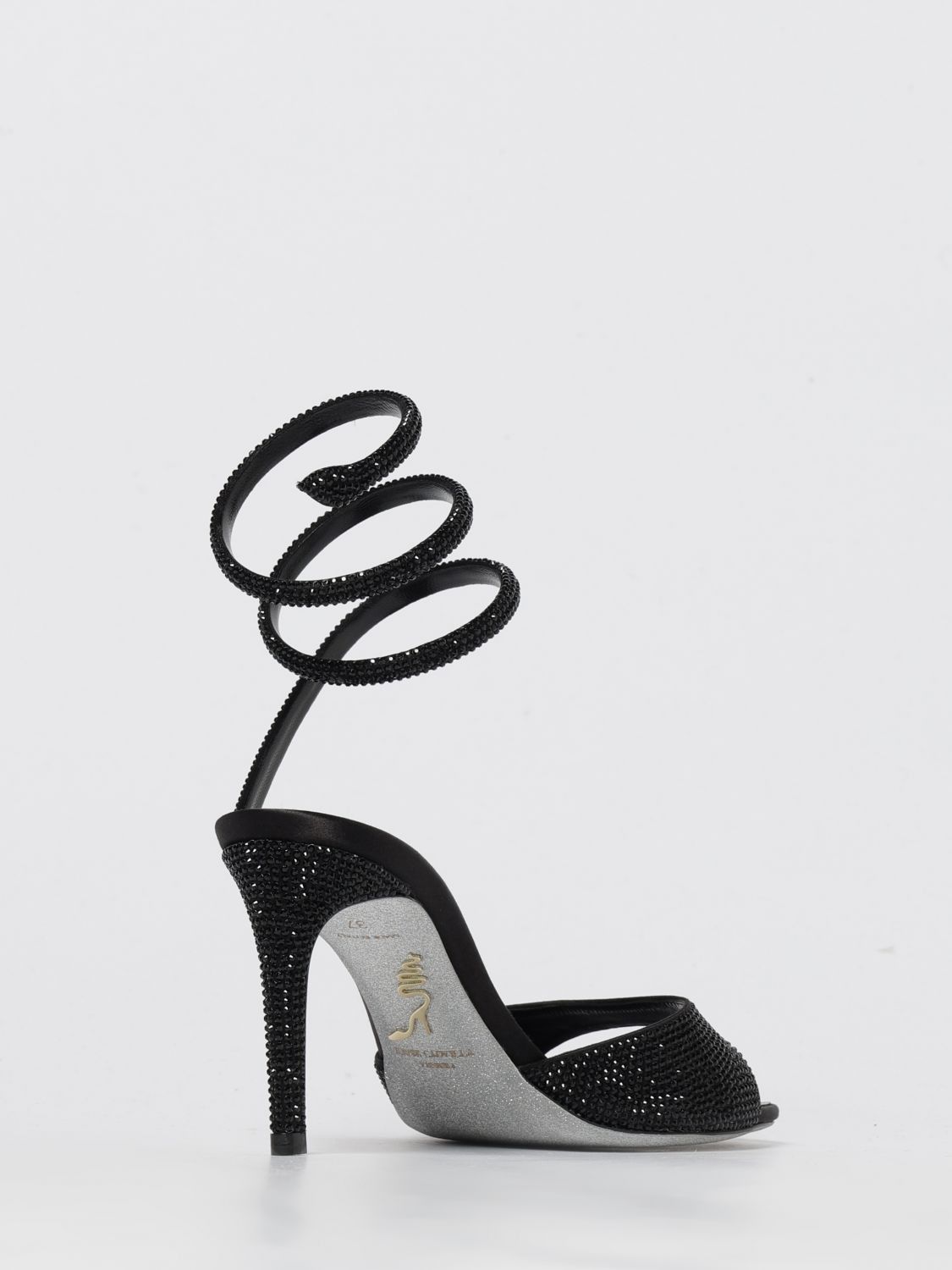 Rene Caovilla Heeled Sandal Woman Black