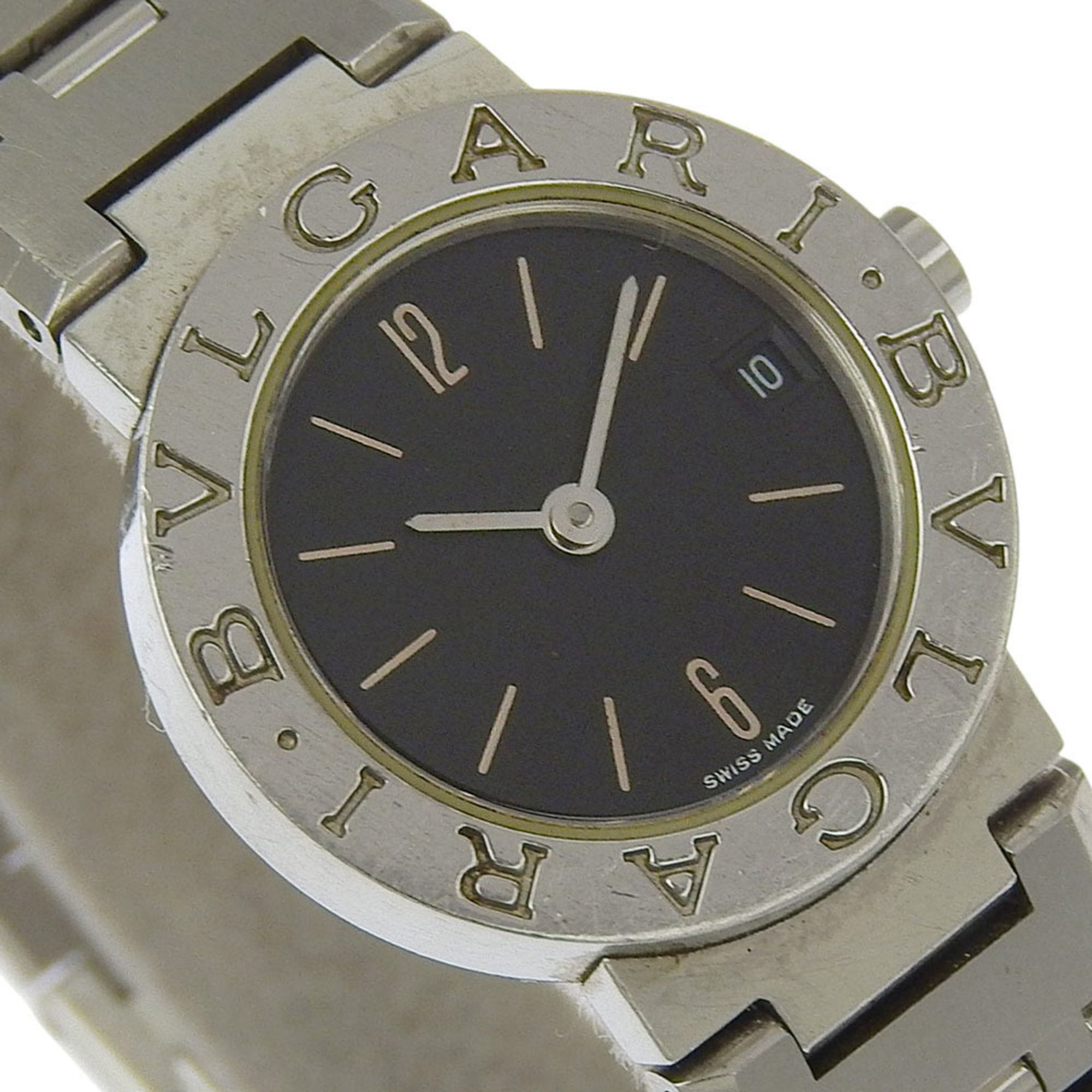 Bvlgari BVLGARI Wristwatch BB23SS Stainless Steel Quartz Analog Display Black Dial Women's Size ONE SIZE - 3 Thumbnail