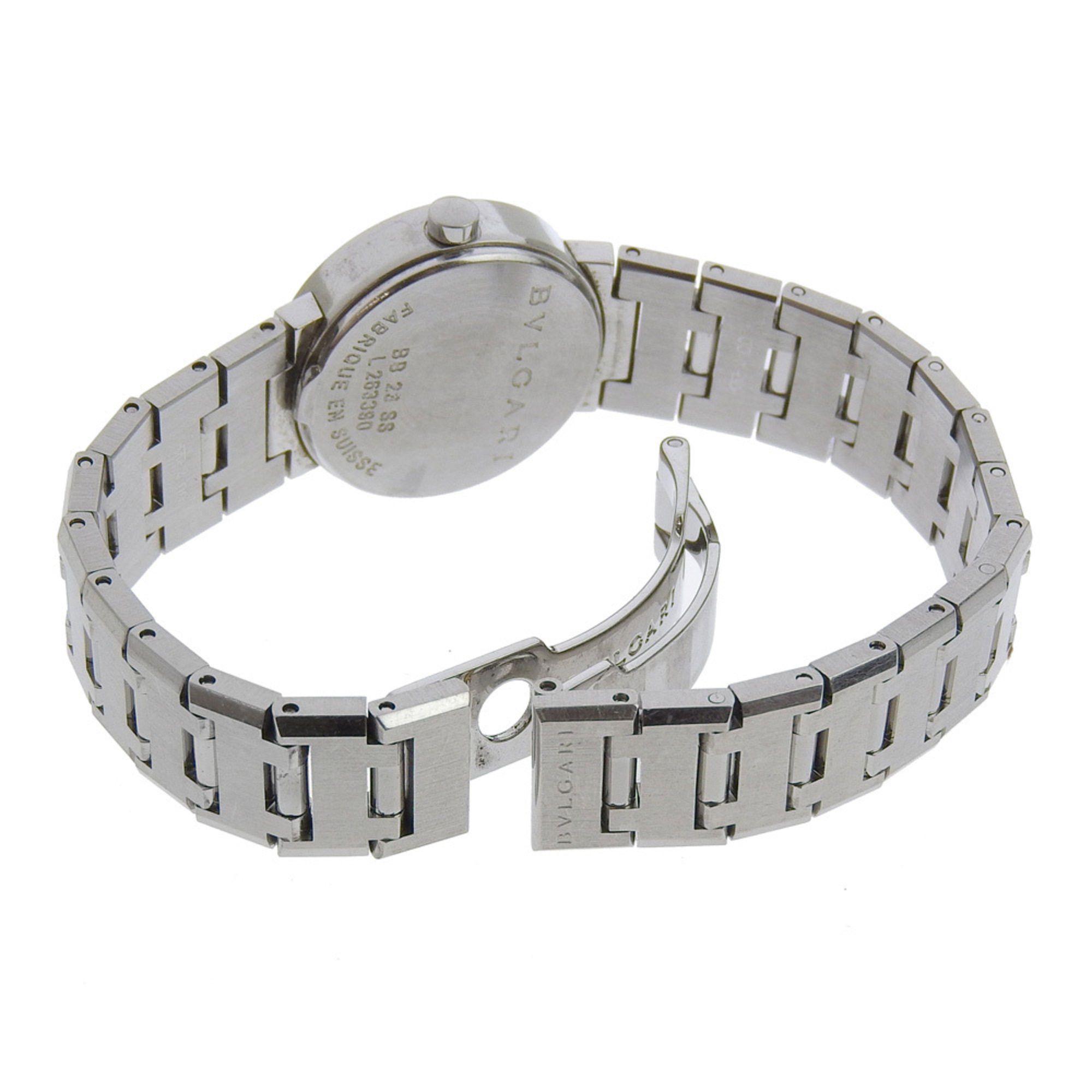 Bvlgari BVLGARI Wristwatch BB23SS Stainless Steel Quartz Analog Display Black Dial Women's Size ONE SIZE - 4 Thumbnail