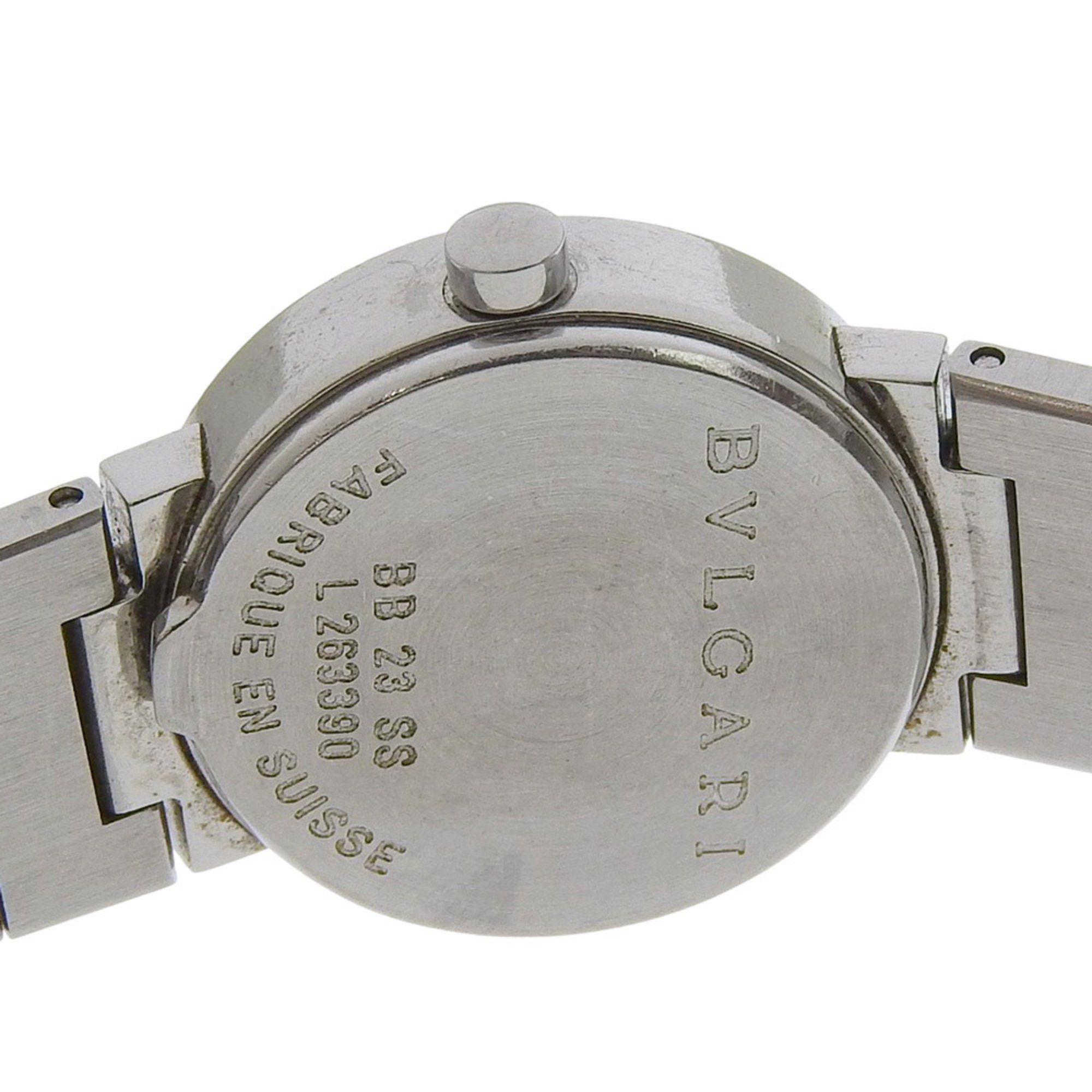 Bvlgari BVLGARI Wristwatch BB23SS Stainless Steel Quartz Analog Display Black Dial Women's Size ONE SIZE - 7 Thumbnail