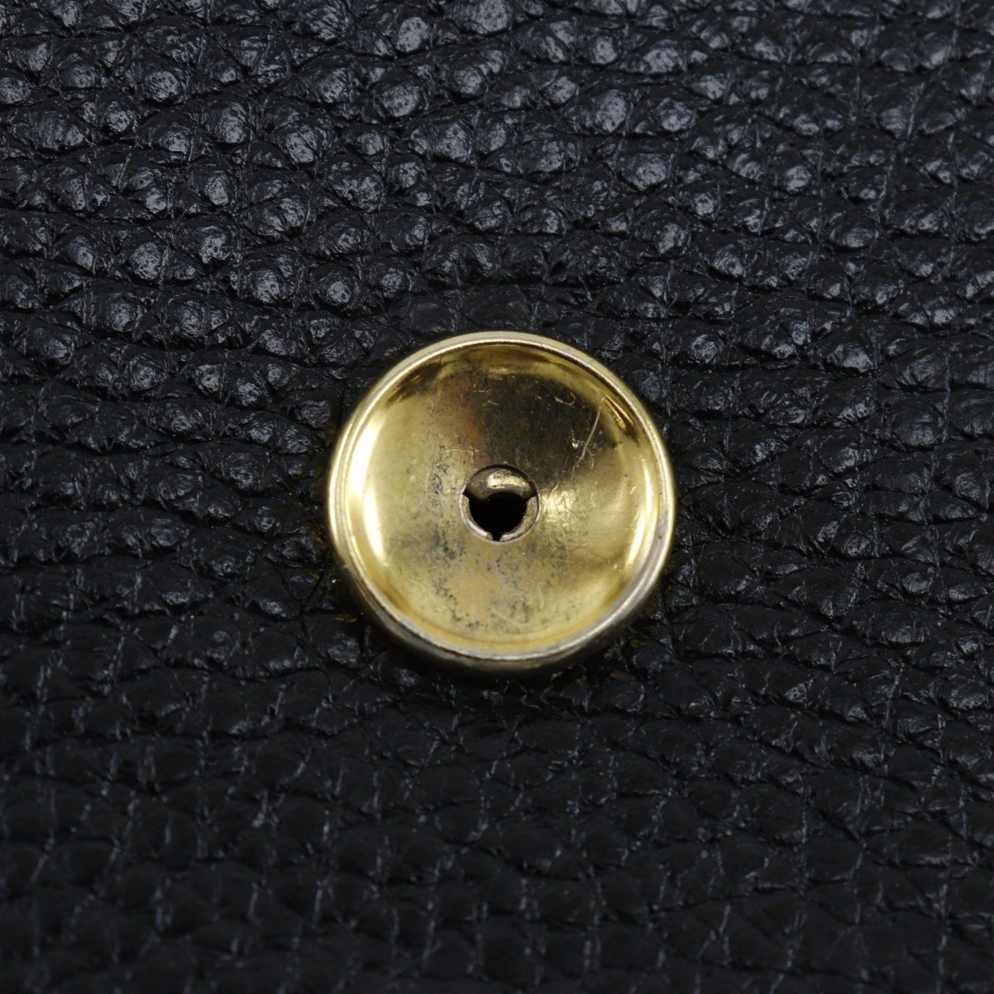Dior Christian Dior CD logo handbag, vintage, one-handle, calfskin, made in France, black, snap closure, logo, women's. Size ONE SIZE - 9 Thumbnail