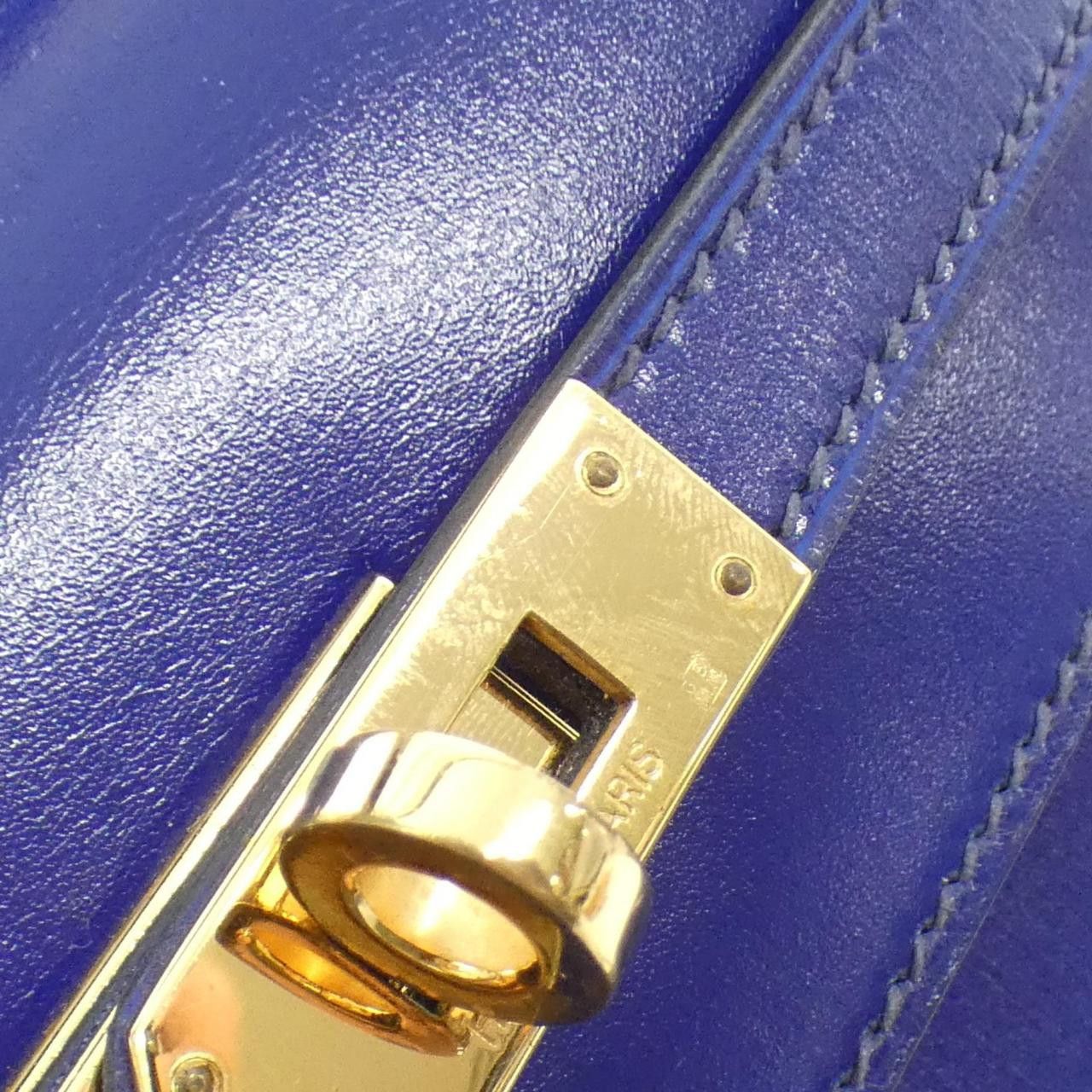 Hermes Hermes Hermes Mini Kelly Box Calf 2way Bag Leather Handbag DUTY FREE for USA Size ONE SIZE - 7 Thumbnail