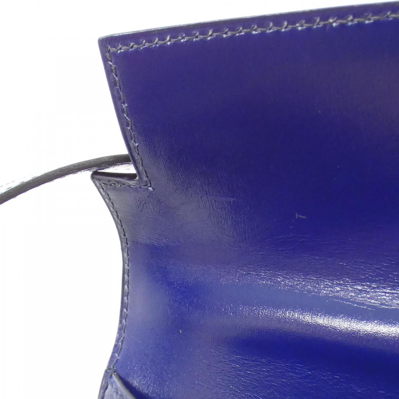 Hermes Hermes Hermes Mini Kelly Box Calf 2way Bag Leather Handbag DUTY FREE for USA Size ONE SIZE - 10 Thumbnail