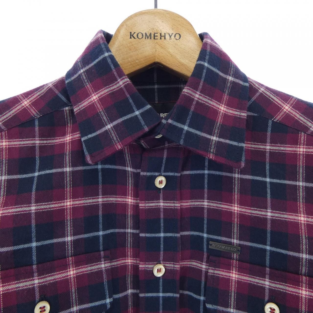 Other Other Dsquared2 Shirt Cotton Dress Shirt S72DL0418 S44103 DUTY FREE for USA Size ONE SIZE - 5 Thumbnail