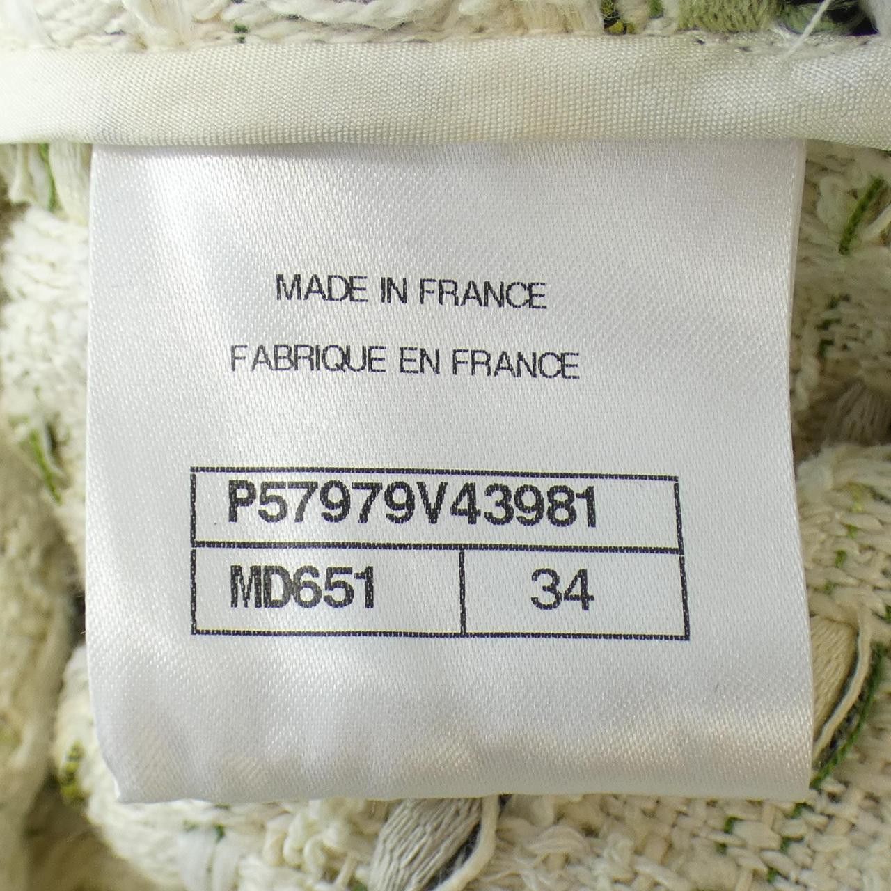 Chanel Chanel Chanel P57979V43981 Collarless Jacket Outerwear Cotton Outerwear P57979V43981 DUTY FREE for USA Size ONE SIZE - 5 Thumbnail