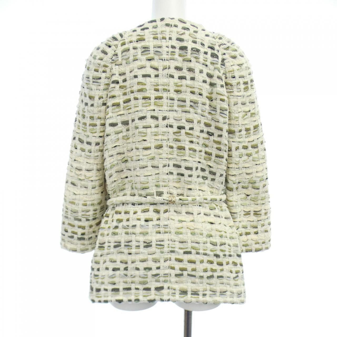 Chanel Chanel Chanel P57979V43981 Collarless Jacket Outerwear Cotton Outerwear P57979V43981 DUTY FREE for USA Size ONE SIZE - 2 Thumbnail