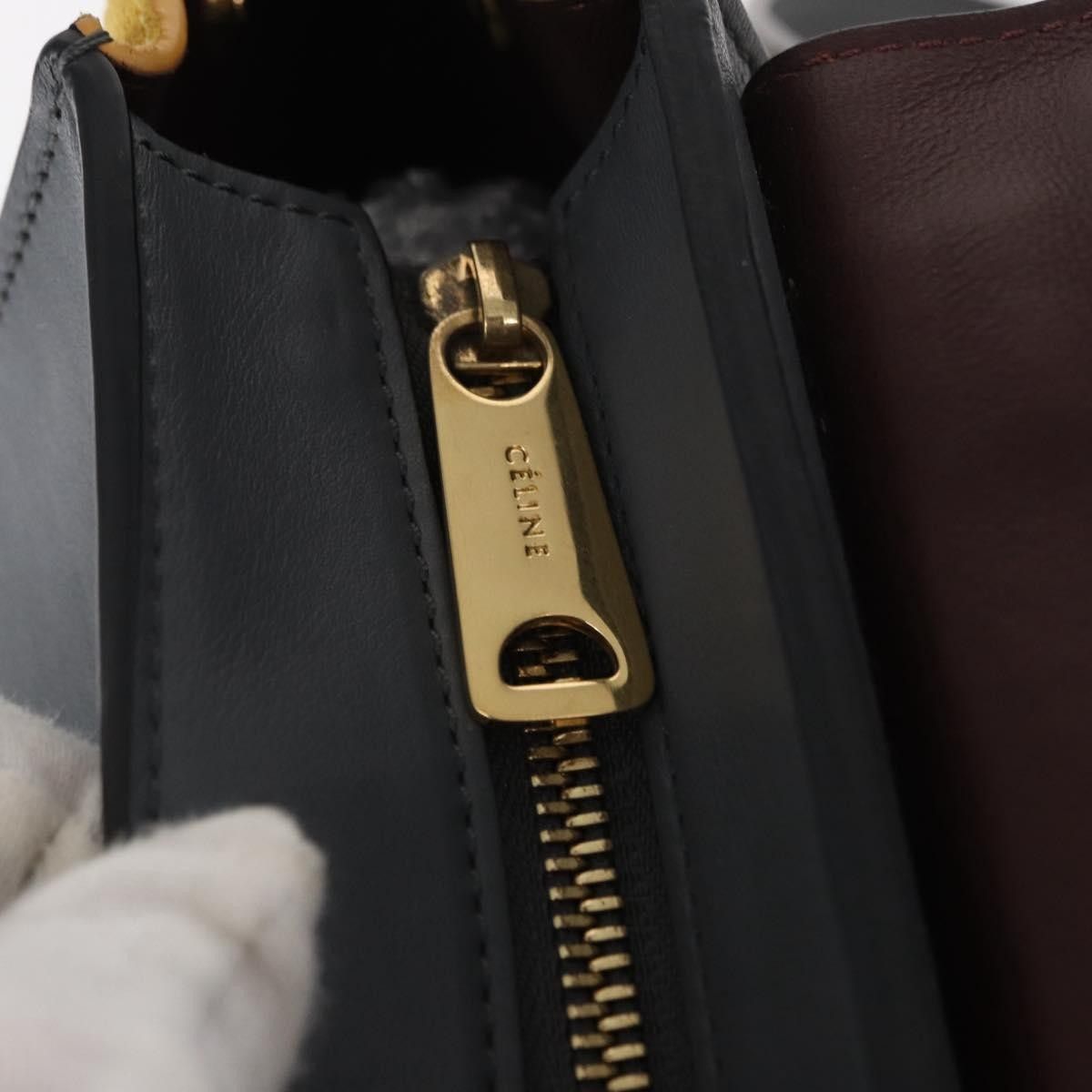 Celine Celine Tricolor Trapeze Bag Leather Size ONE SIZE - 13 Thumbnail