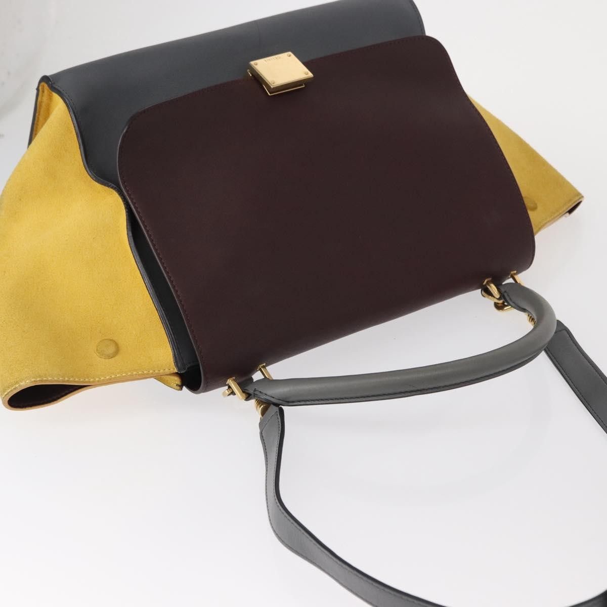 Celine Celine Tricolor Trapeze Bag Leather Size ONE SIZE - 15 Thumbnail