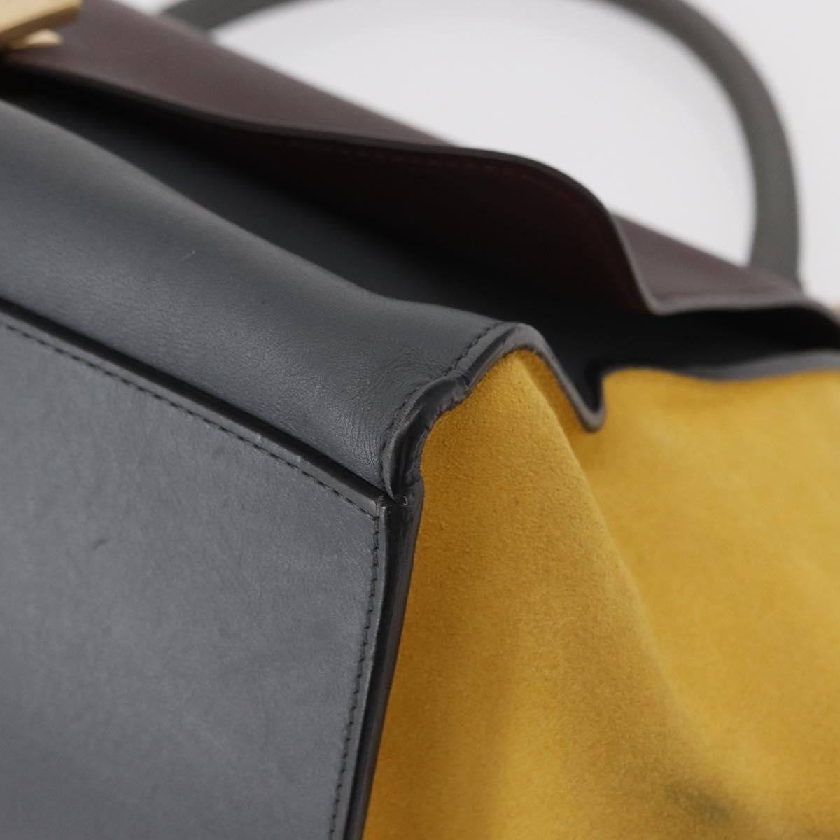 Celine Celine Tricolor Trapeze Bag Leather Size ONE SIZE - 9 Thumbnail