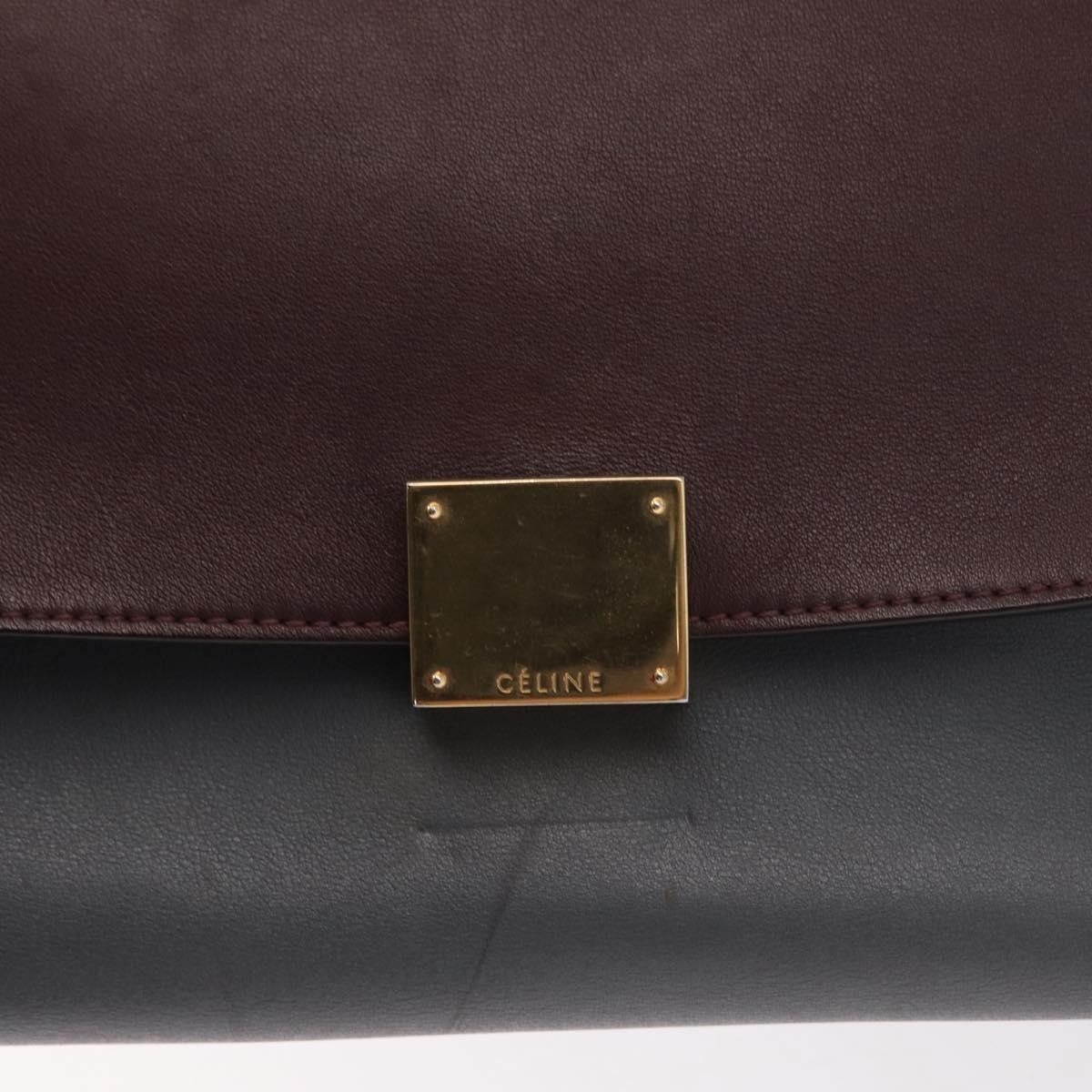 Celine Celine Tricolor Trapeze Bag Leather Size ONE SIZE - 12 Thumbnail
