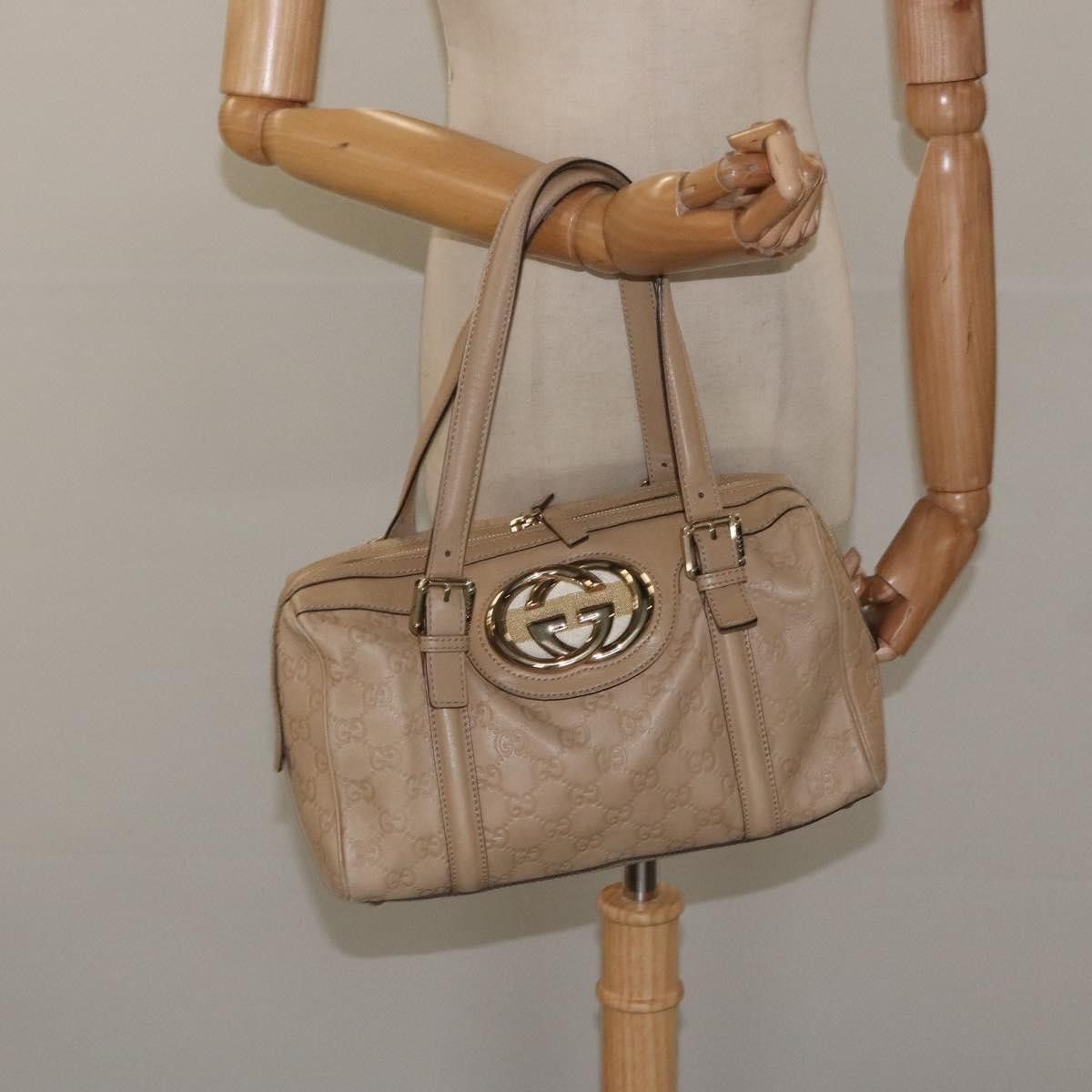 Gucci Gucci Vintage Interlocking G Shoulder Bag Leather Size ONE SIZE - 14 Thumbnail