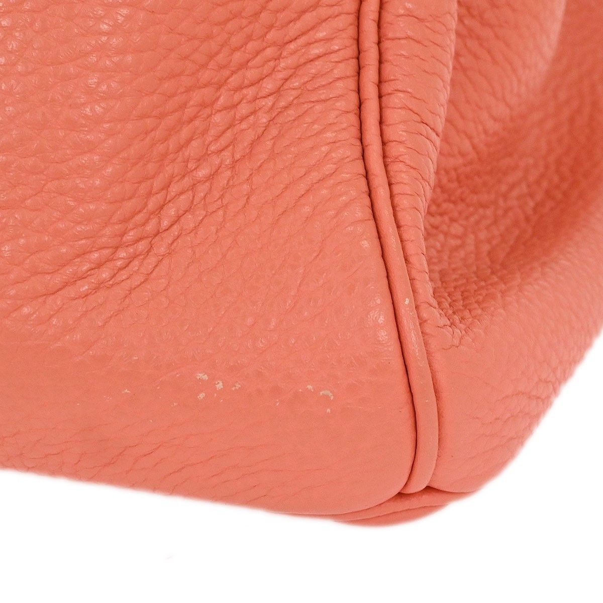 Hermes Hermes Birkin Handbag Pink Clemence with Palladium Hardware Size ONE SIZE - 9 Thumbnail