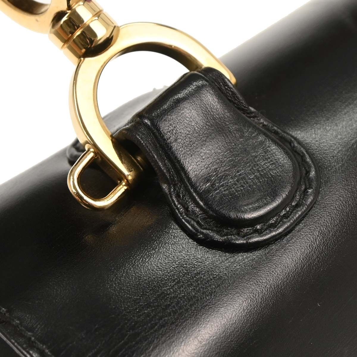 Gucci Gucci Vintage Convertible Bamboo Top Handle Bag Leather Size ONE SIZE - 8 Thumbnail