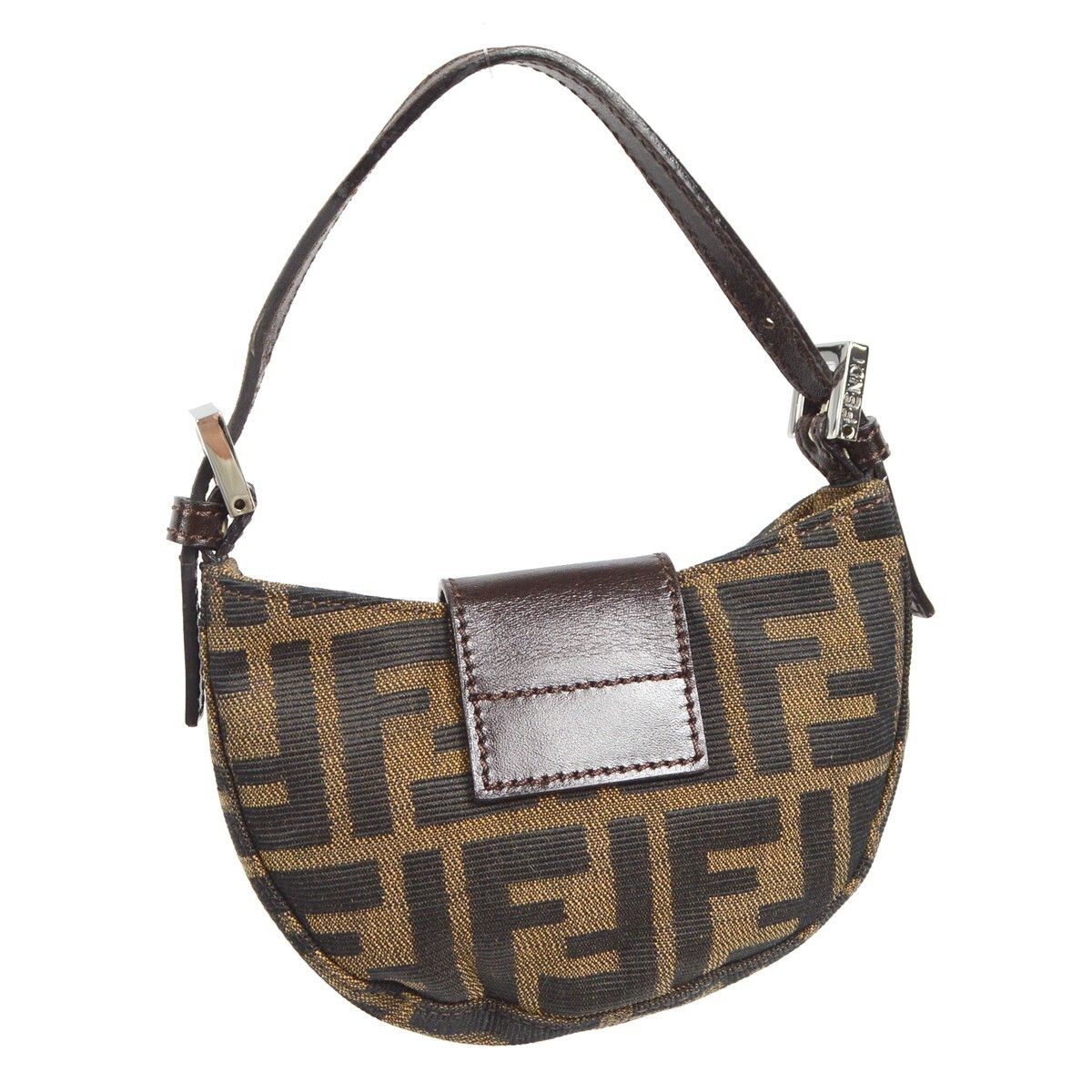 Fendi Fendi Vintage Croissant Bag Zucca Canvas Size ONE SIZE - 2 Thumbnail