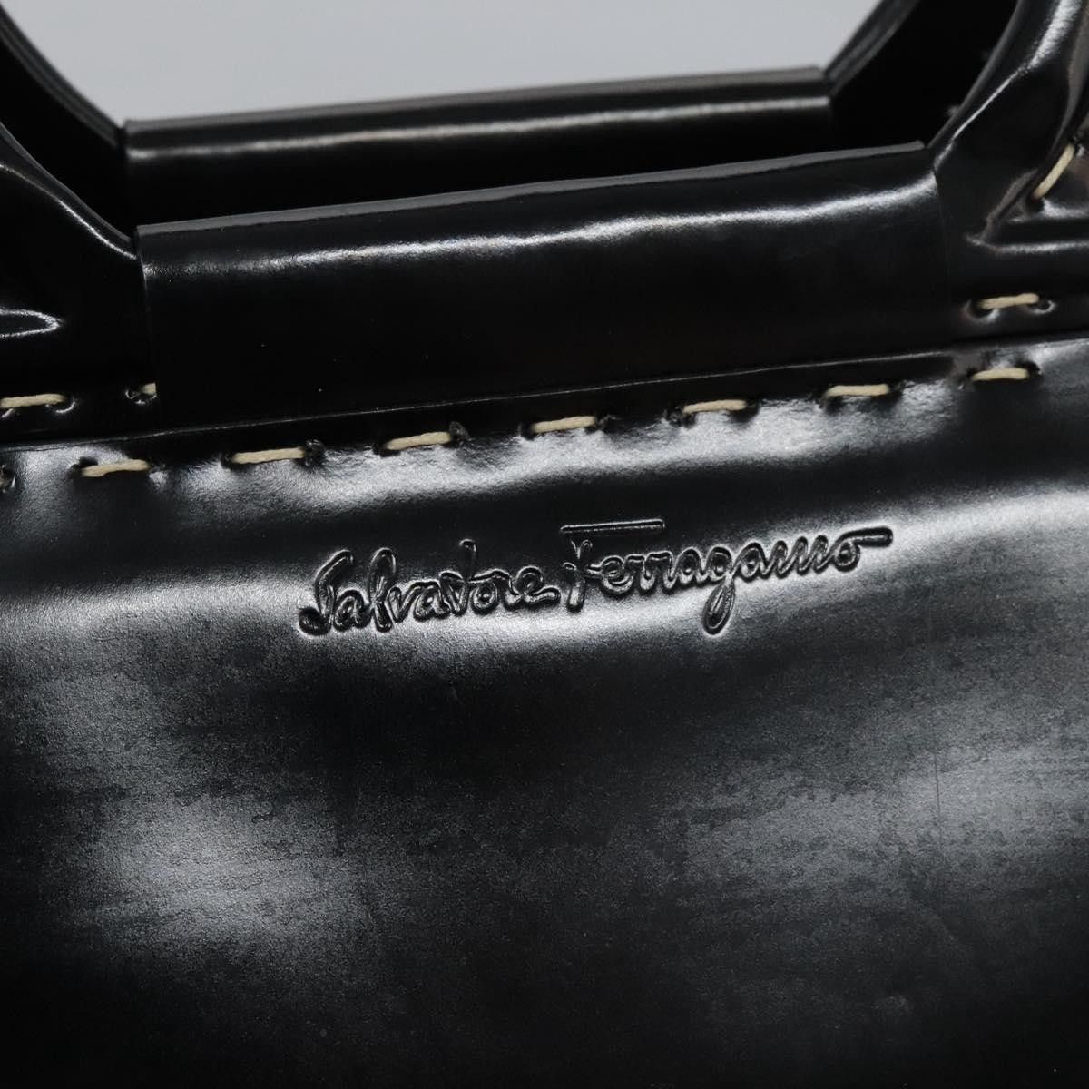 Salvatore Ferragamo Salvatore Ferragamo Gancini handbag Patent leather Size ONE SIZE - 16 Thumbnail