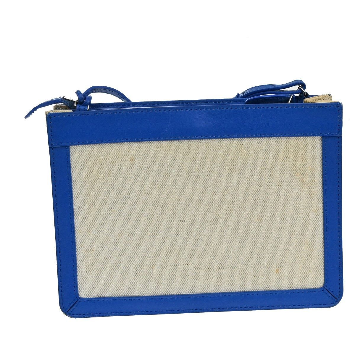 Balenciaga Balenciaga Navy Pochette Canvas and Leather Size ONE SIZE - 2 Thumbnail