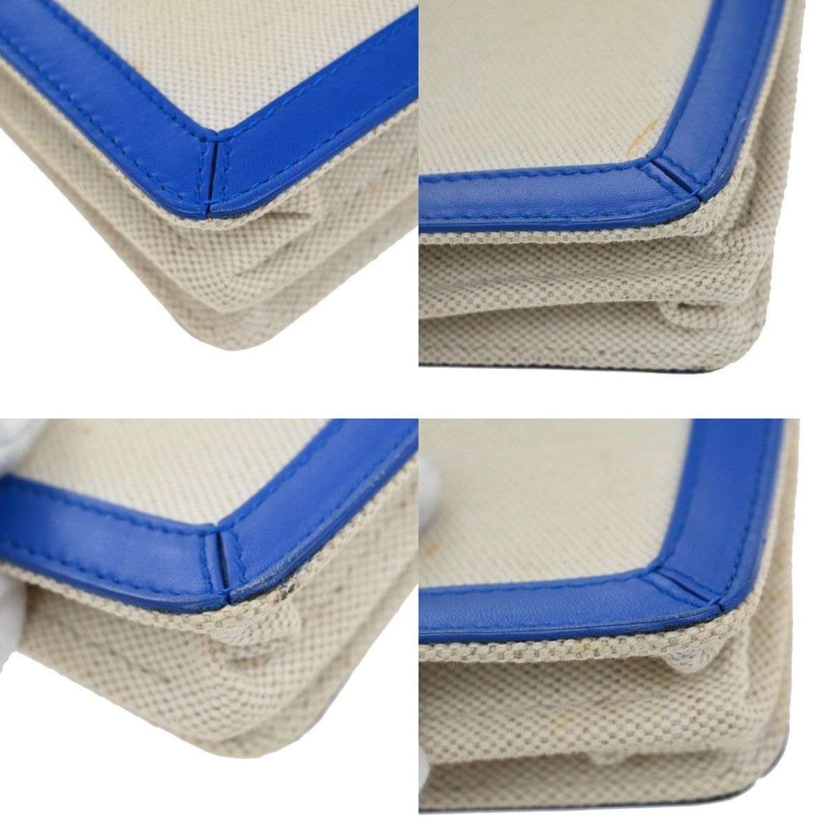 Balenciaga Balenciaga Navy Pochette Canvas and Leather Size ONE SIZE - 9 Thumbnail