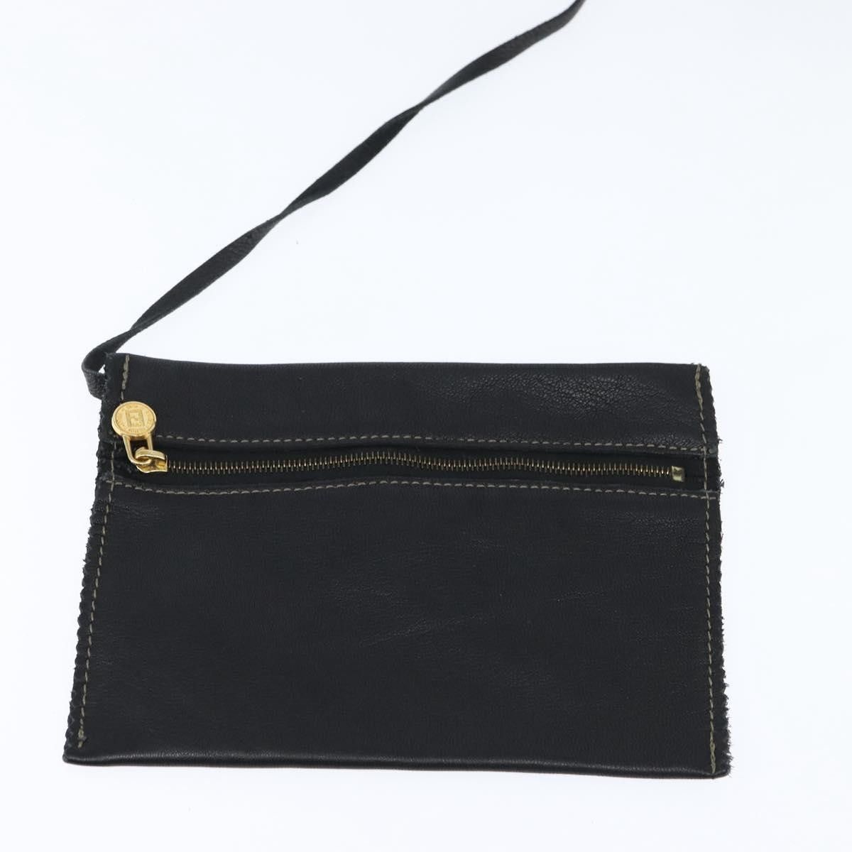 Fendi Fendi Logo Flap Drawstring Backpack Leather Size ONE SIZE - 15 Thumbnail