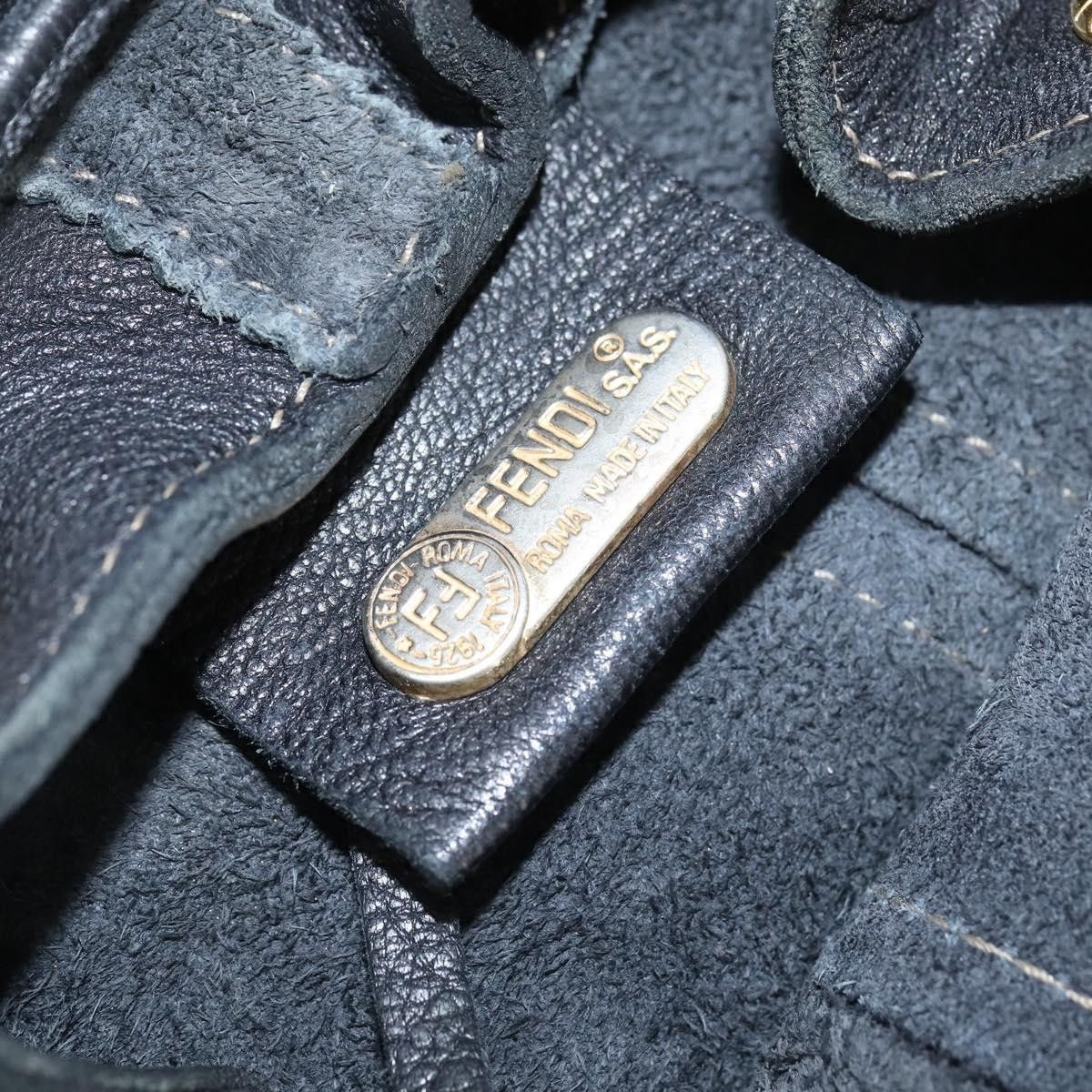 Fendi Fendi Logo Flap Drawstring Backpack Leather Size ONE SIZE - 6 Thumbnail