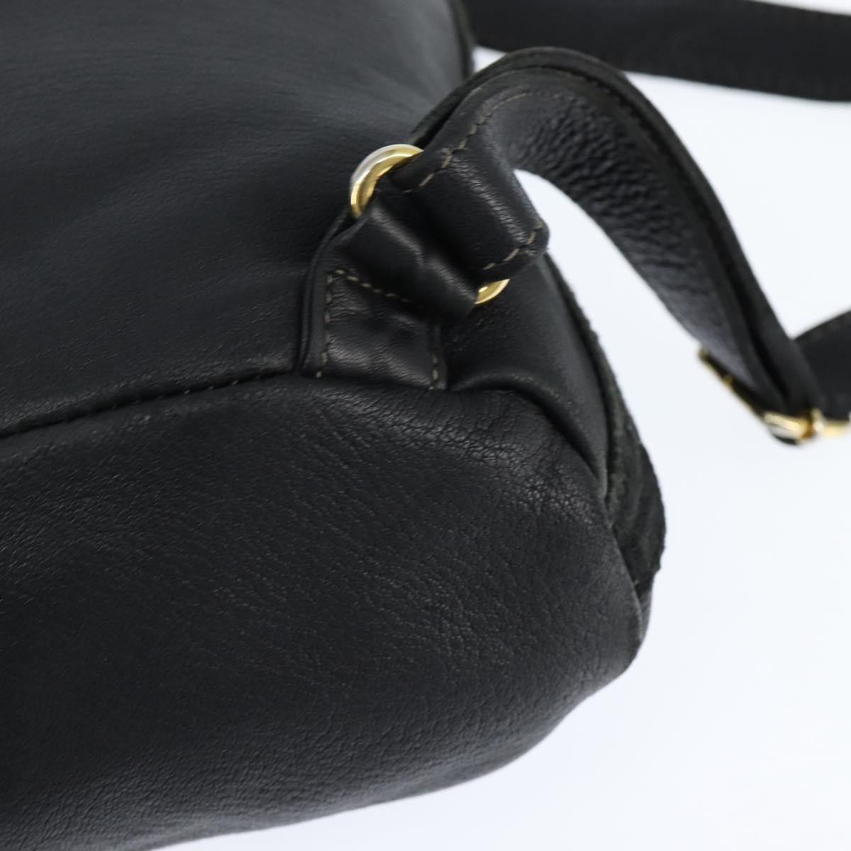 Fendi Fendi Logo Flap Drawstring Backpack Leather Size ONE SIZE - 13 Thumbnail