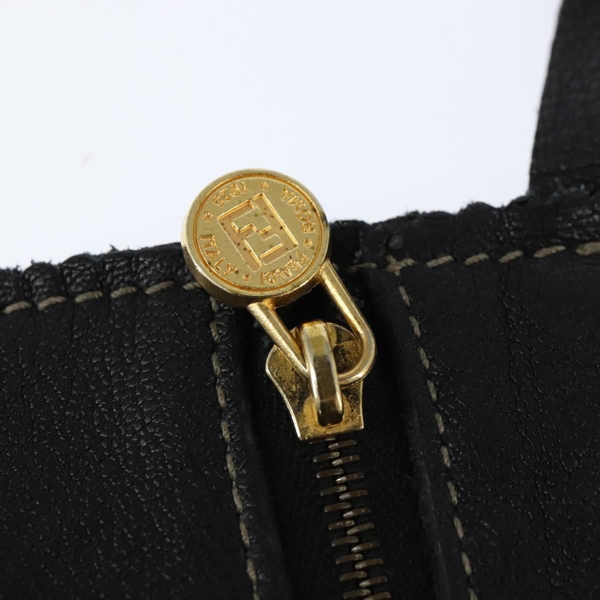 Fendi Fendi Logo Flap Drawstring Backpack Leather Size ONE SIZE - 14 Thumbnail