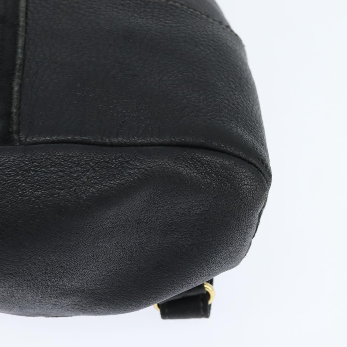 Fendi Fendi Logo Flap Drawstring Backpack Leather Size ONE SIZE - 10 Thumbnail