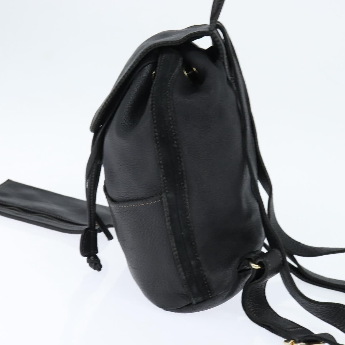 Fendi Fendi Logo Flap Drawstring Backpack Leather Size ONE SIZE - 3 Thumbnail