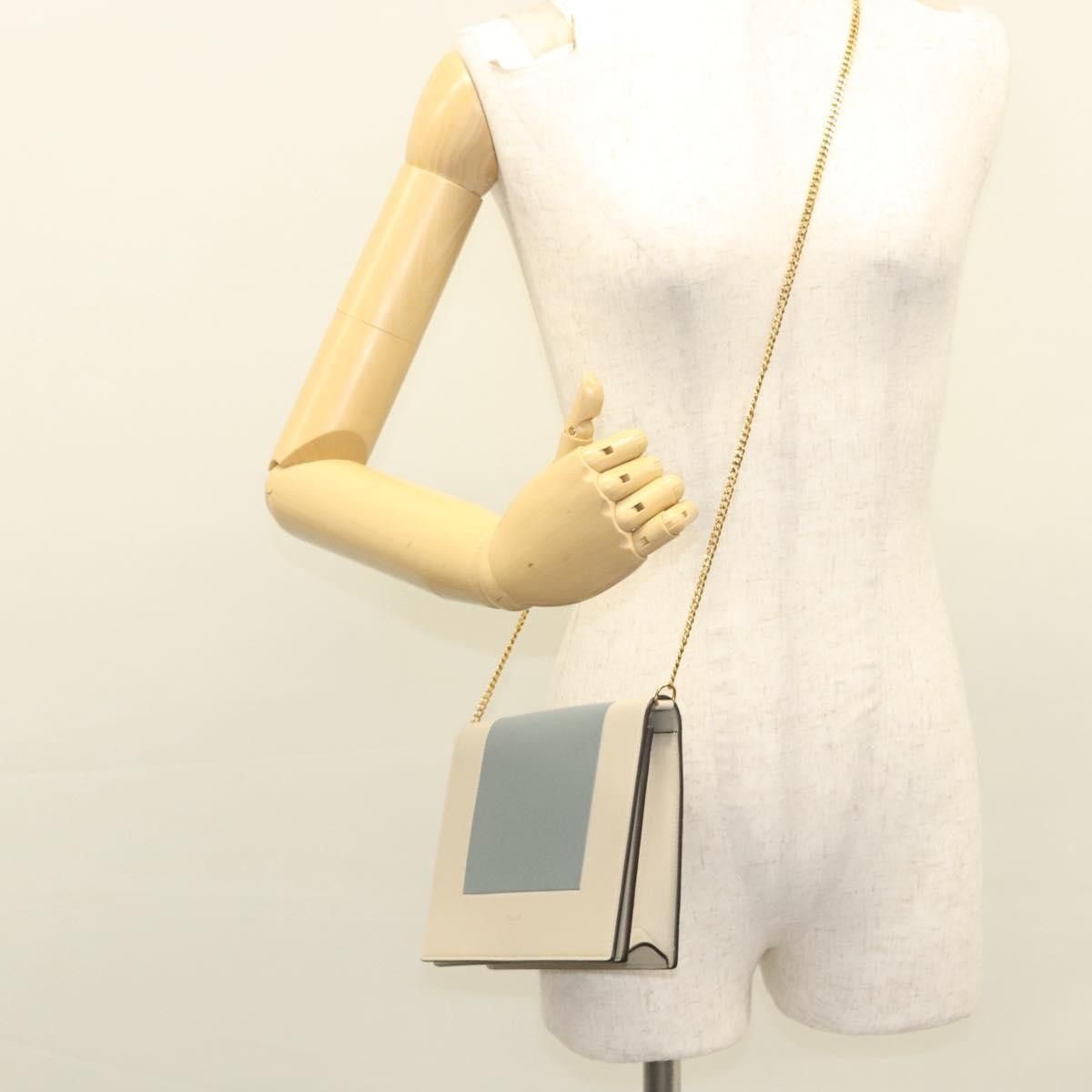 Celine Celine Chain Shoulder Bag Leather Size ONE SIZE - 13 Thumbnail