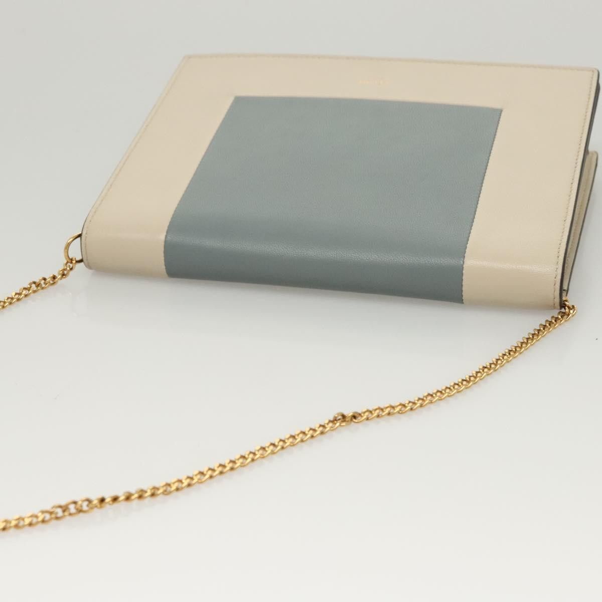 Celine Celine Chain Shoulder Bag Leather Size ONE SIZE - 15 Thumbnail