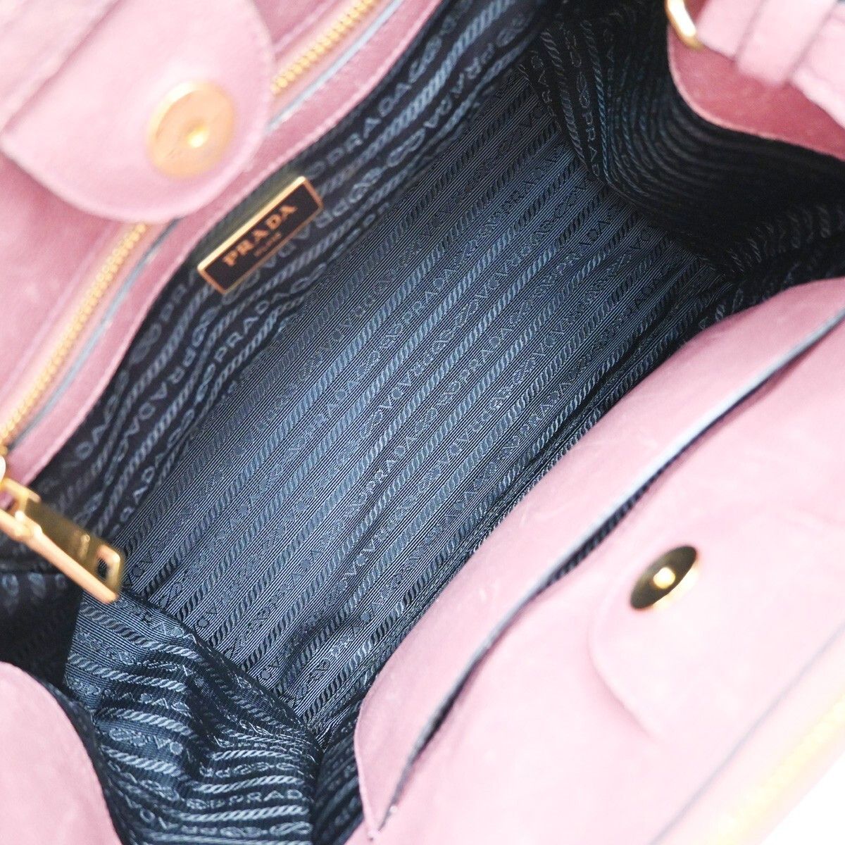 Prada Prada Cuir Double Tote Saffiano Leather Size ONE SIZE - 5 Thumbnail