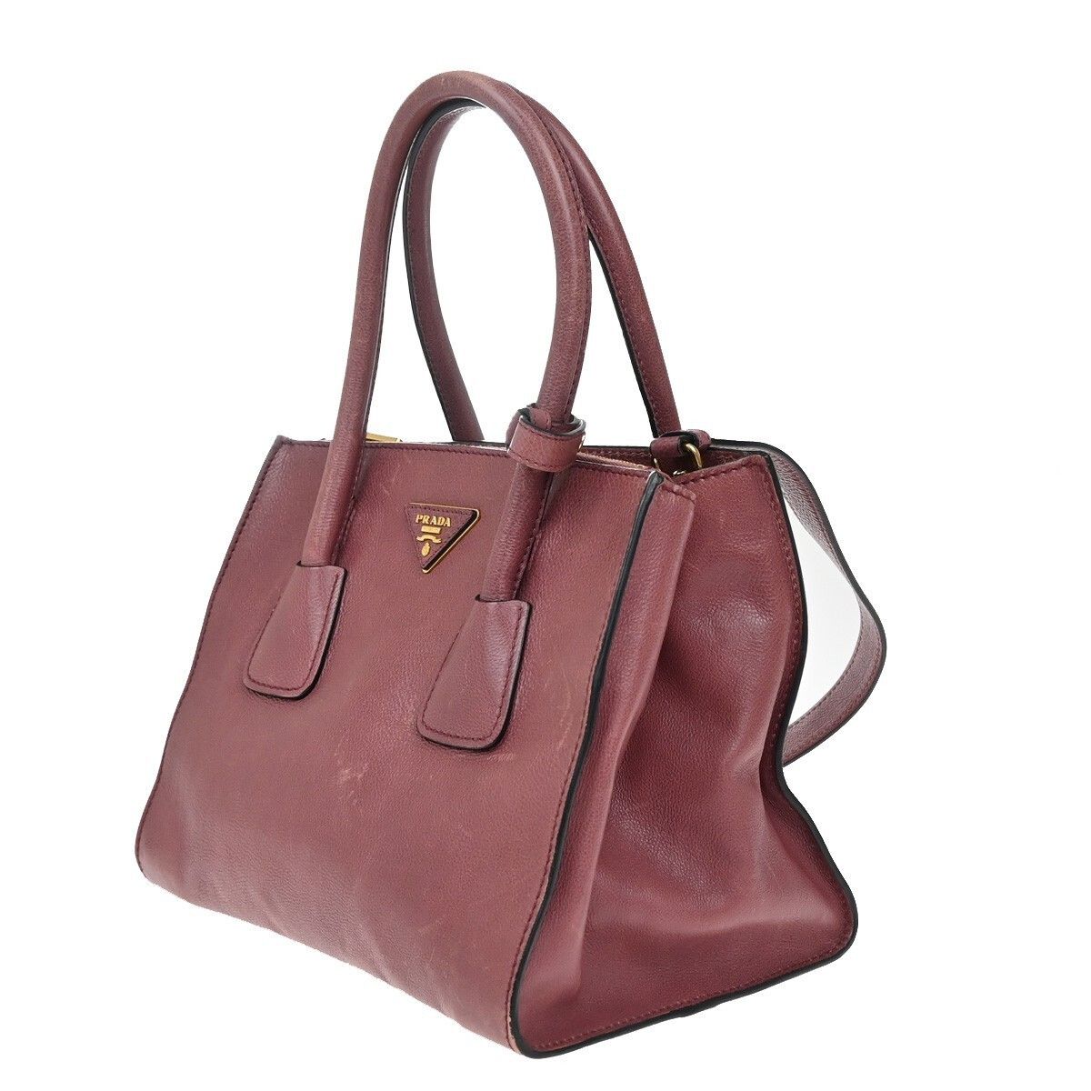 Prada Prada Cuir Double Tote Saffiano Leather Size ONE SIZE - 3 Thumbnail