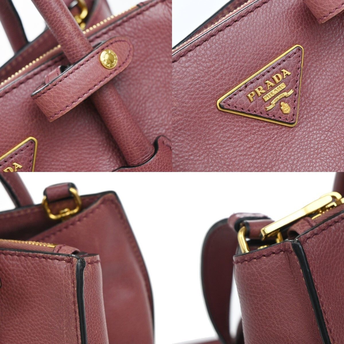 Prada Prada Cuir Double Tote Saffiano Leather Size ONE SIZE - 11 Thumbnail