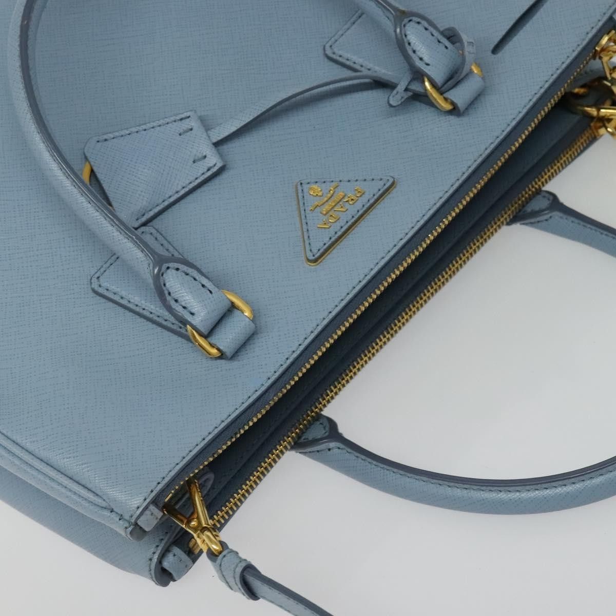 Prada Prada Double Zip Lux Tote Saffiano Leather Size ONE SIZE - 13 Thumbnail