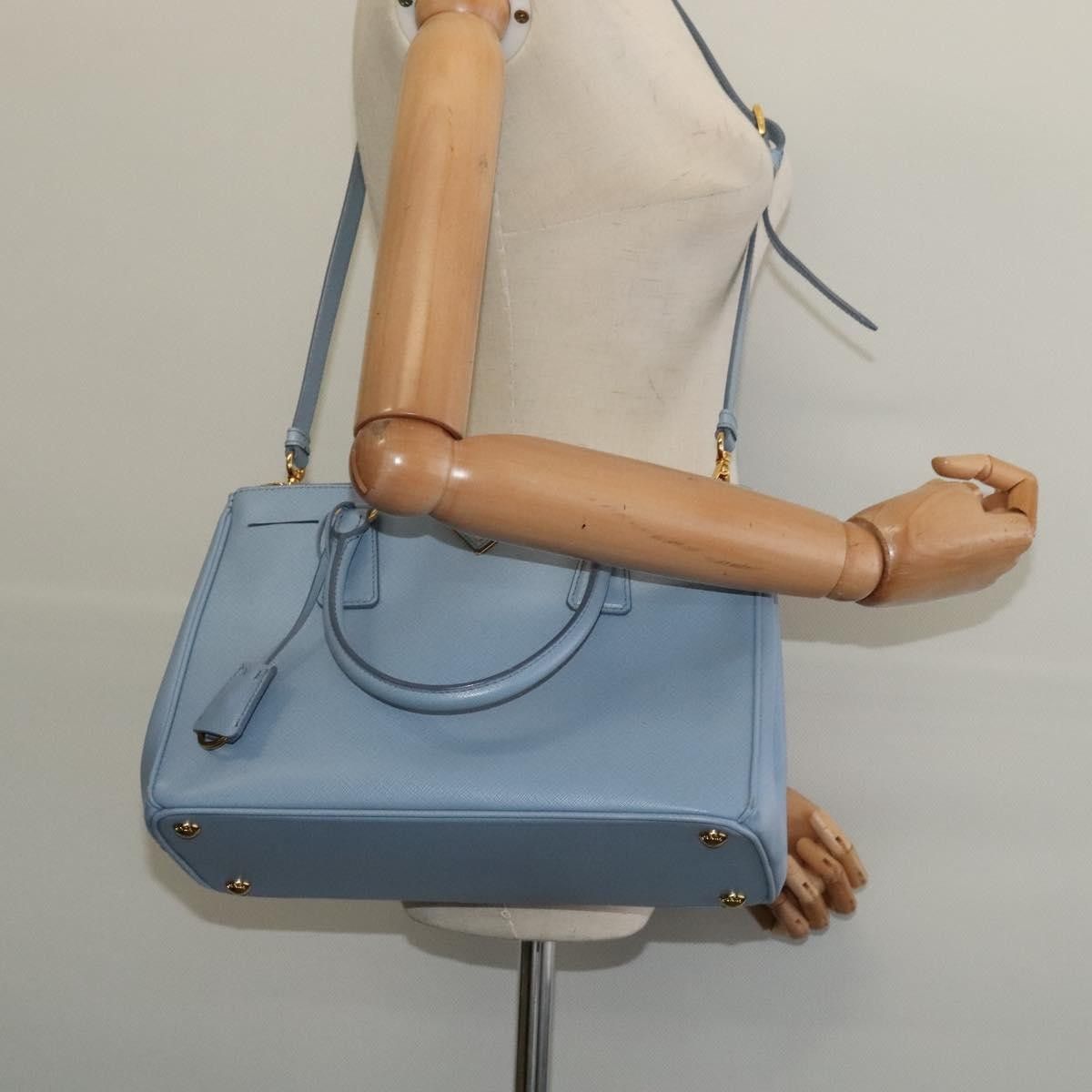 Prada Prada Double Zip Lux Tote Saffiano Leather Size ONE SIZE - 15 Thumbnail