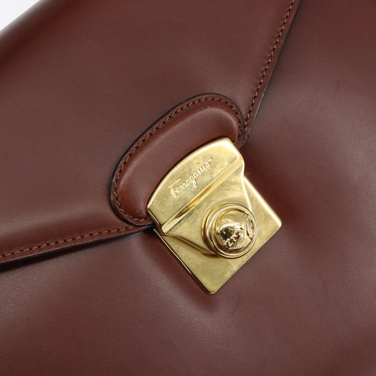 Salvatore Ferragamo Salvatore Ferragamo Vintage Top handle handbag Leather Size ONE SIZE - 12 Thumbnail