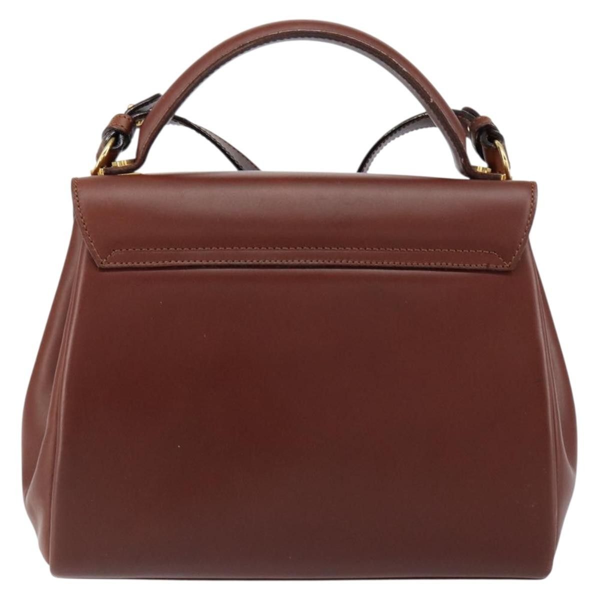 Salvatore Ferragamo Salvatore Ferragamo Vintage Top handle handbag Leather Size ONE SIZE - 2 Thumbnail