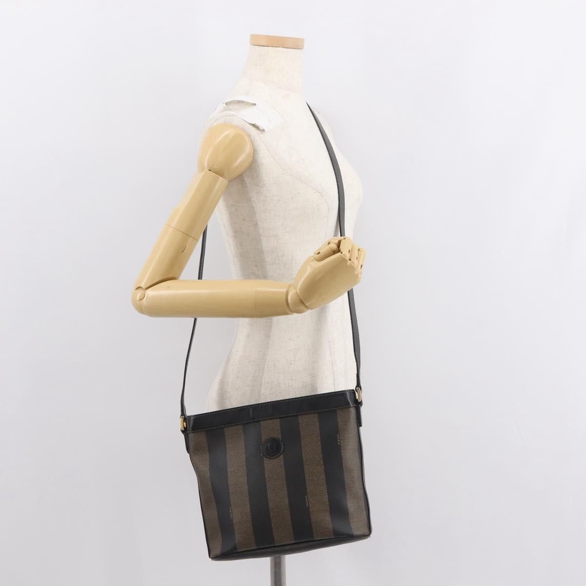 Fendi Fendi Pequin Shoulder Bag Canvas Size ONE SIZE - 13 Thumbnail