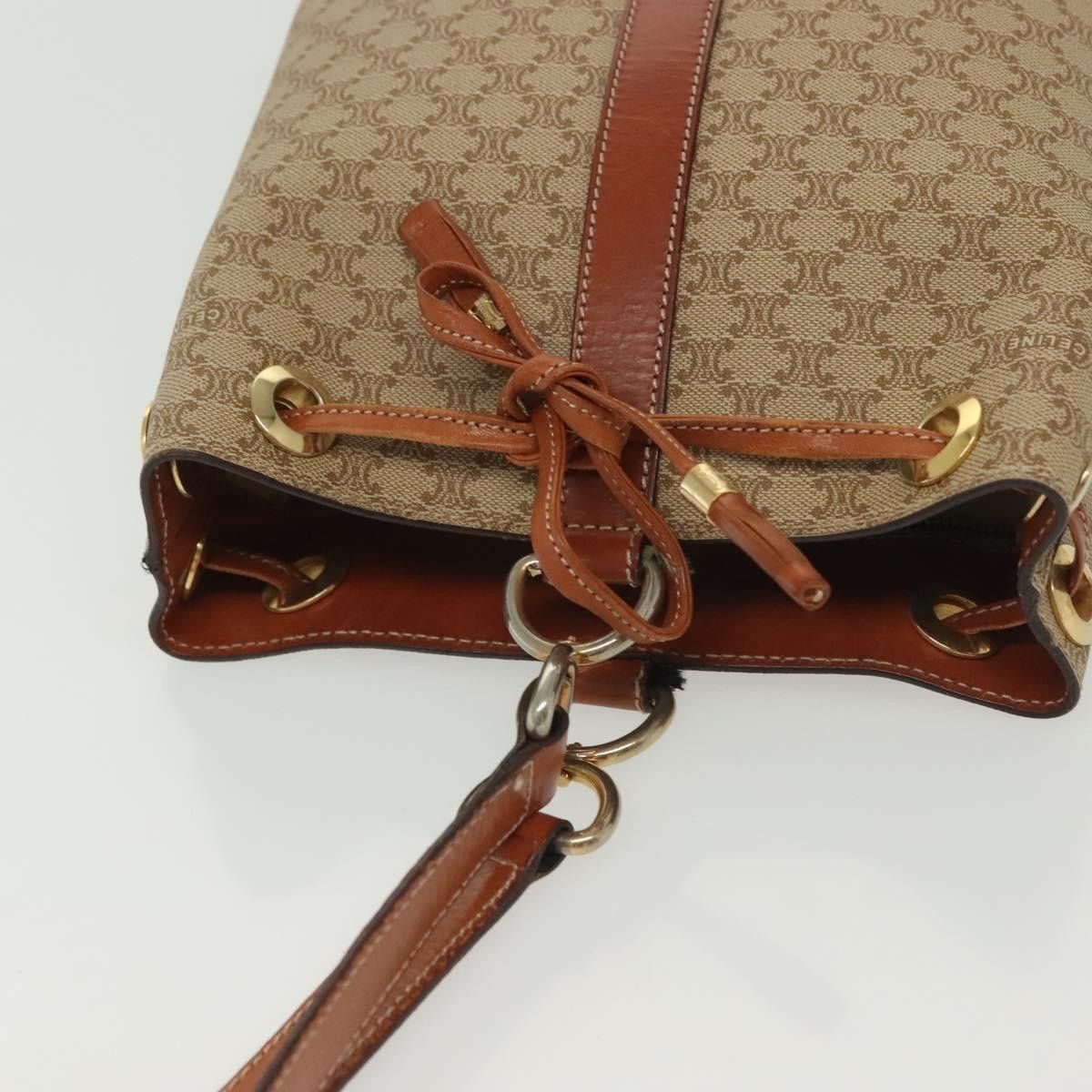 Celine Celine Vintage Macadam Shoulder Bag Canvas Size ONE SIZE - 15 Thumbnail