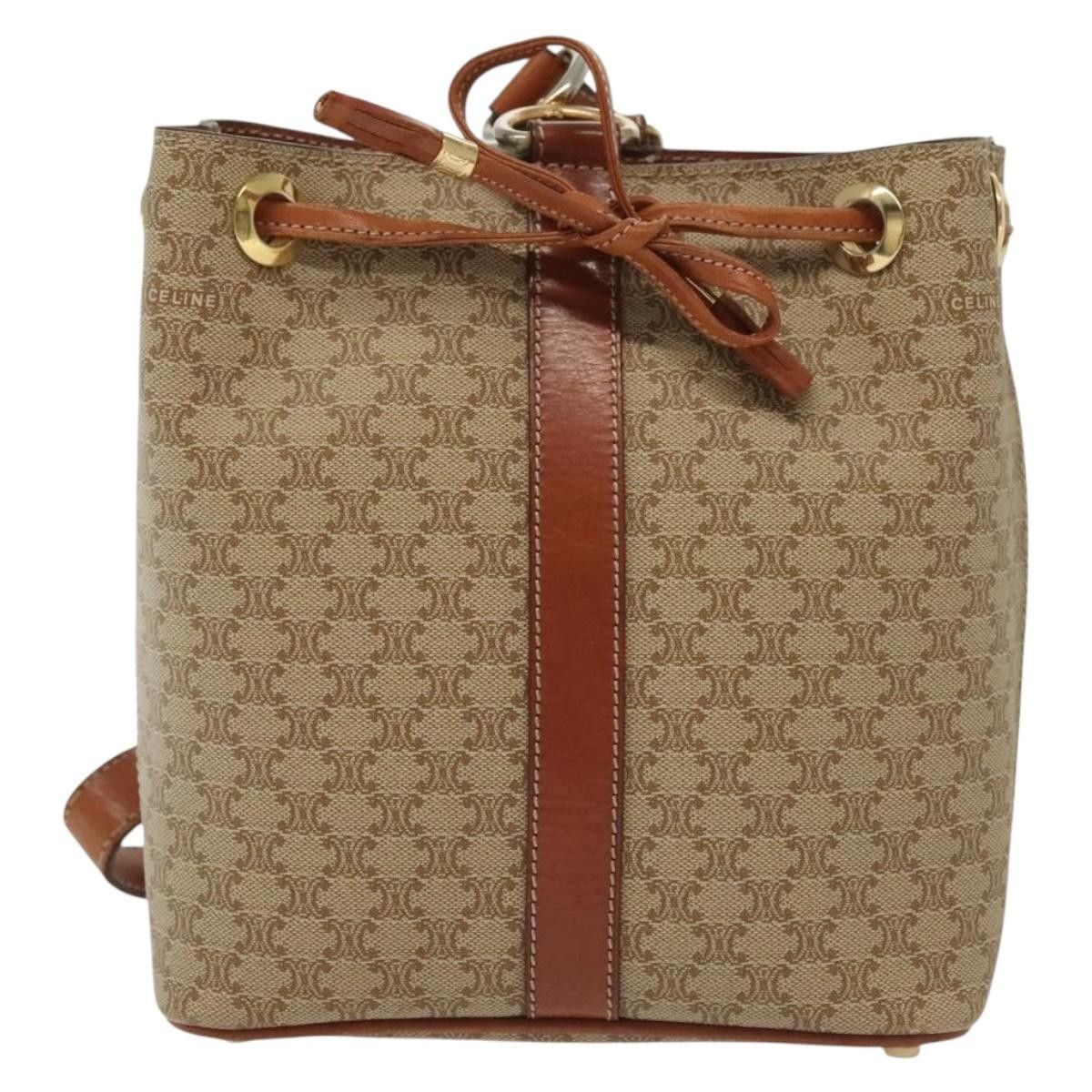 Celine Celine Vintage Macadam Shoulder Bag Canvas Size ONE SIZE - 18 Thumbnail
