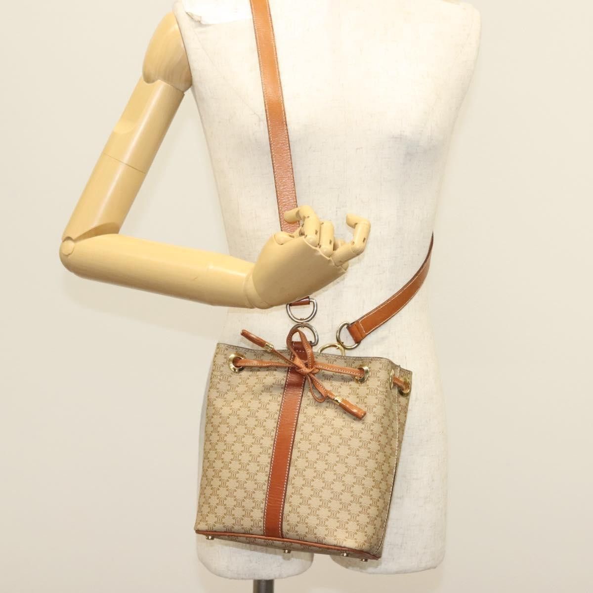 Celine Celine Vintage Macadam Shoulder Bag Canvas Size ONE SIZE - 14 Thumbnail