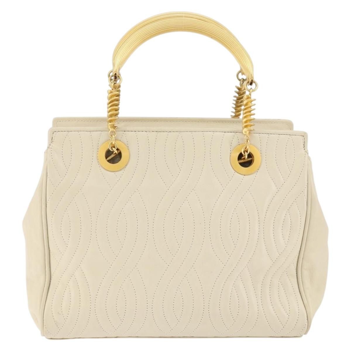 Fendi Fendi Wave Stitch Handbag Leather Size ONE SIZE - 2 Thumbnail