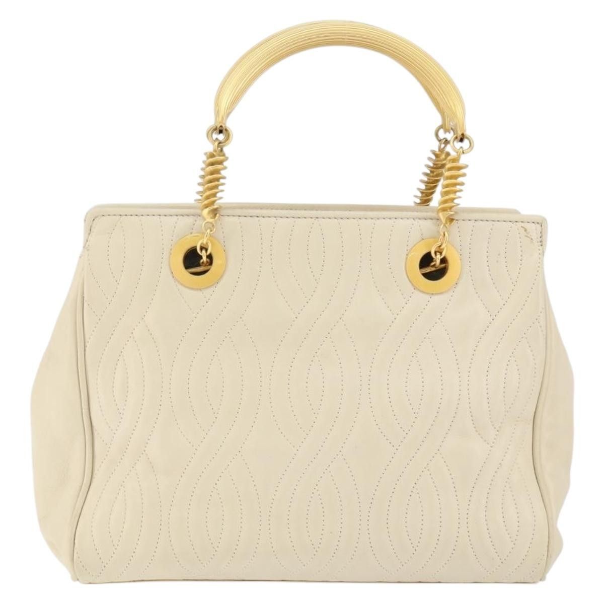 Fendi Fendi Wave Stitch Handbag Leather Size ONE SIZE - 17 Thumbnail